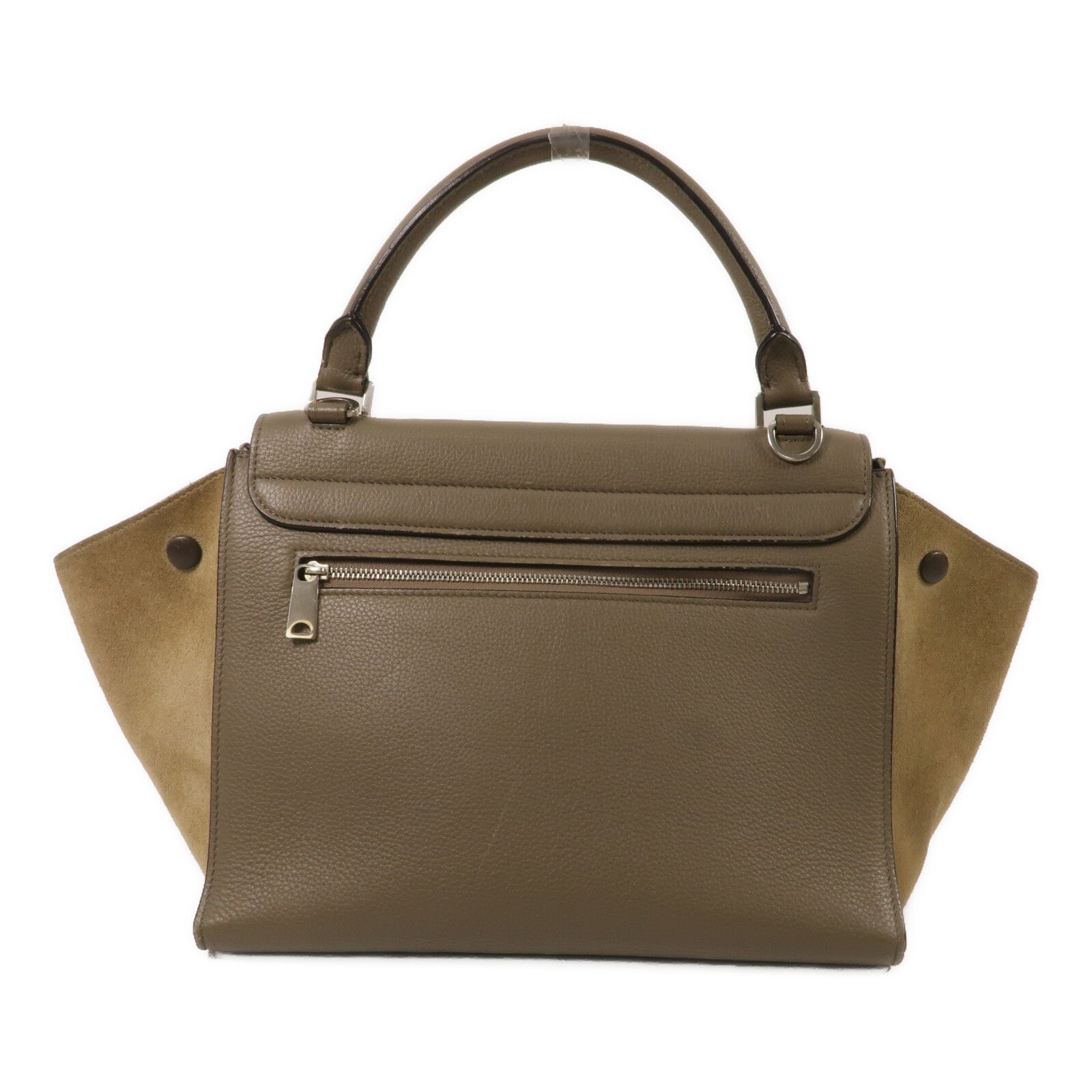 CELINE 牛皮皮革Trapeze Medium手挽肩背兩用袋