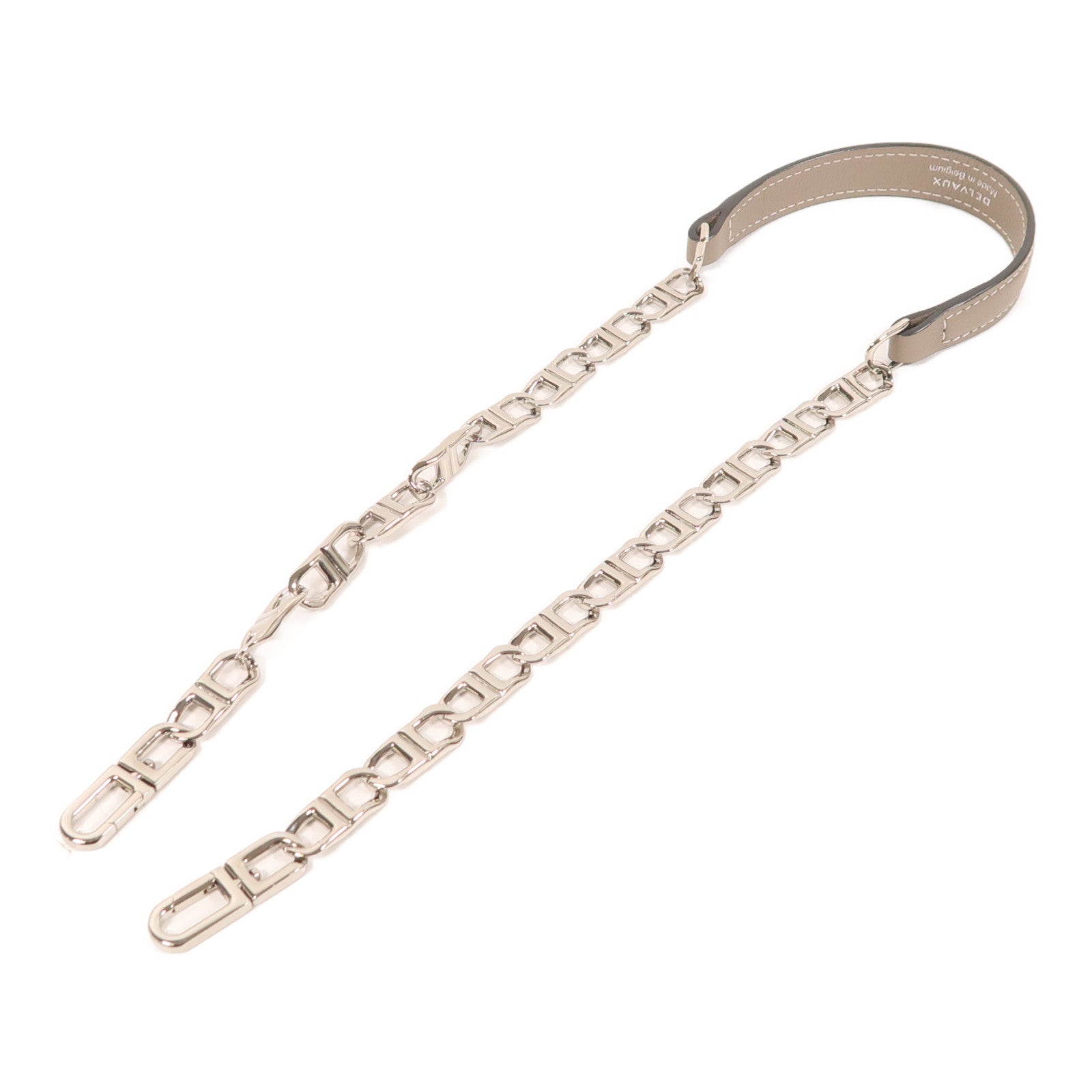 SELECTION 牛皮皮革Delvaux Short D Chain Strap肩背帶