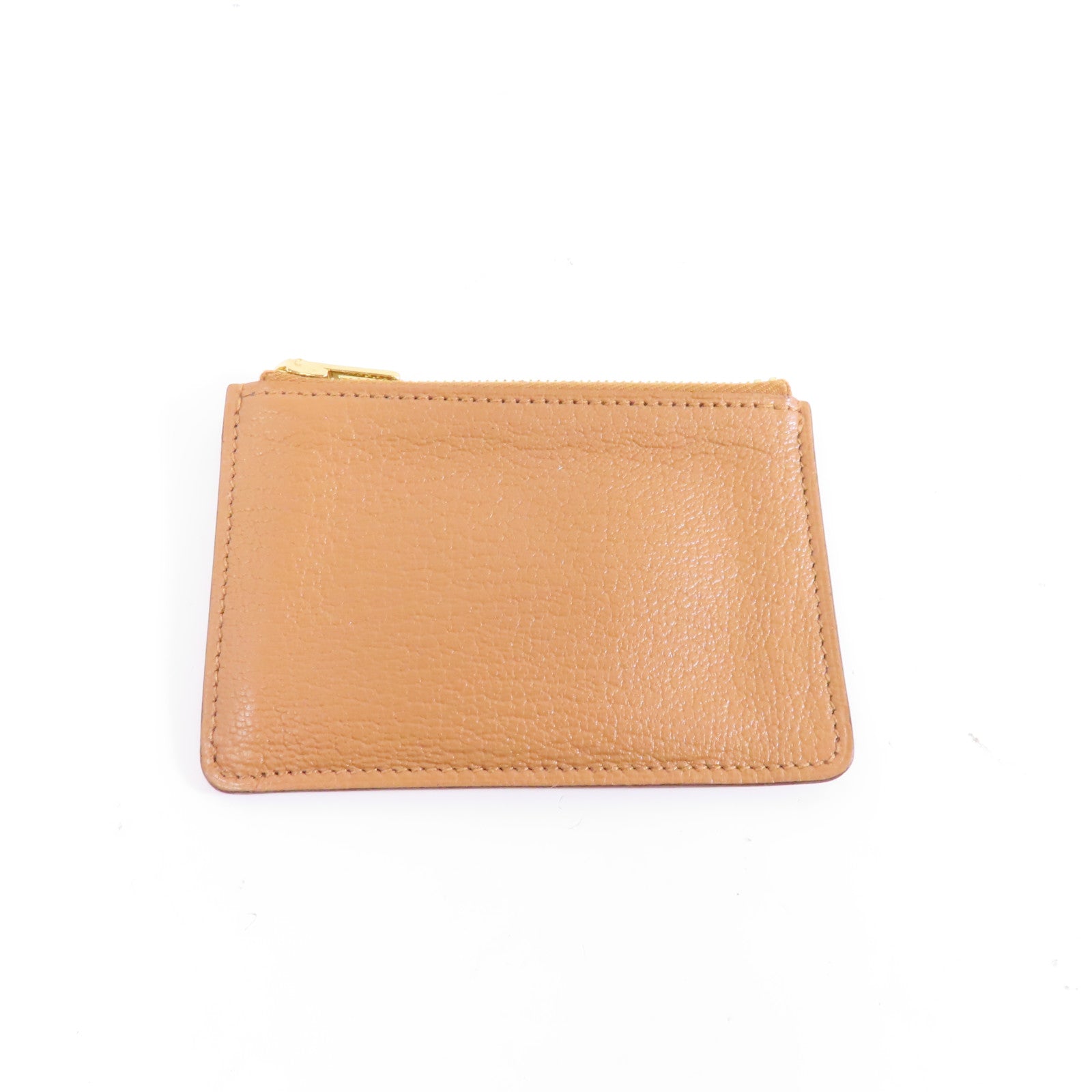 HERMES Chevre皮革Roulis Slim金扣錢包啡色