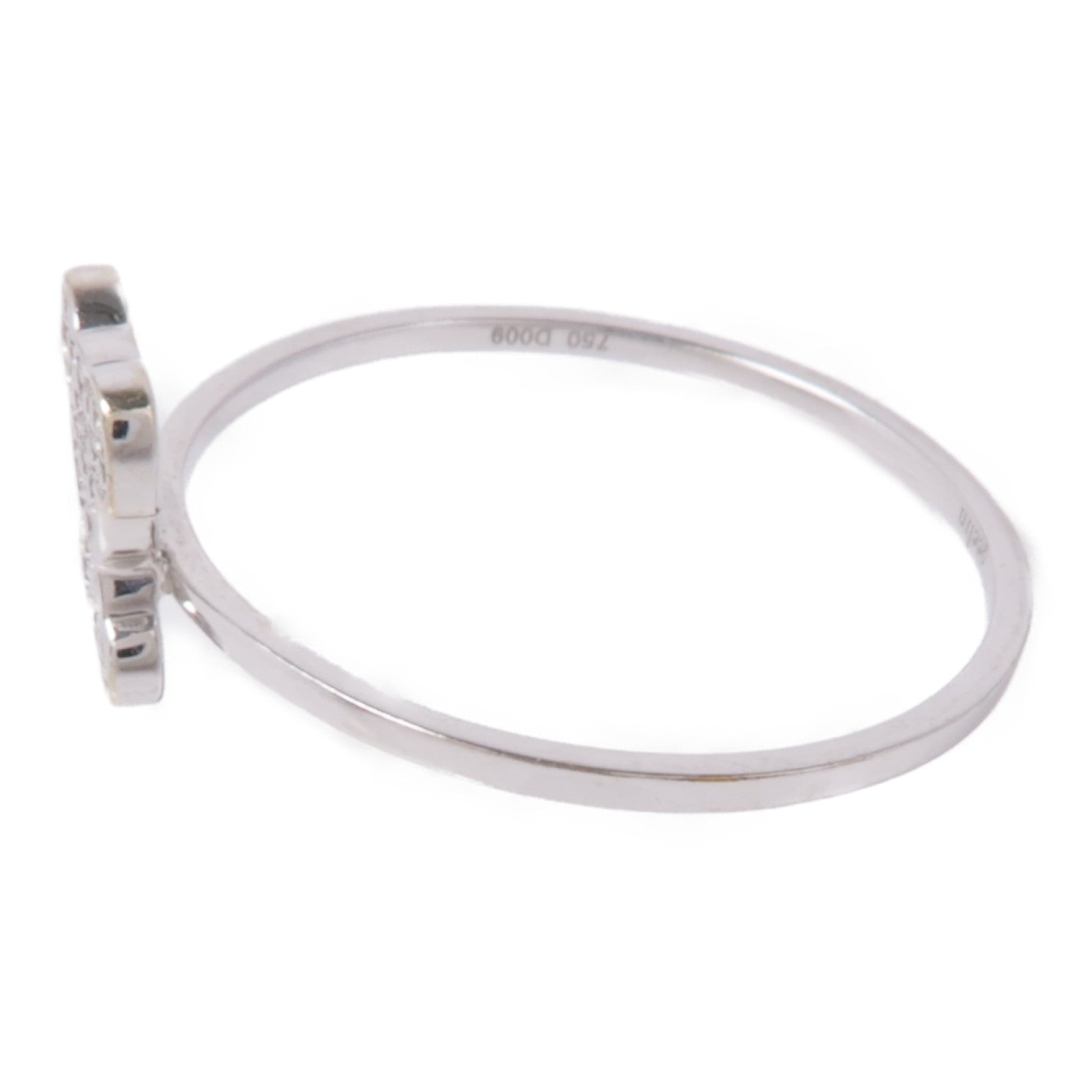 JEWELRY 18K白金Qeelin Diamond Ring鑽石戒指US#5.75