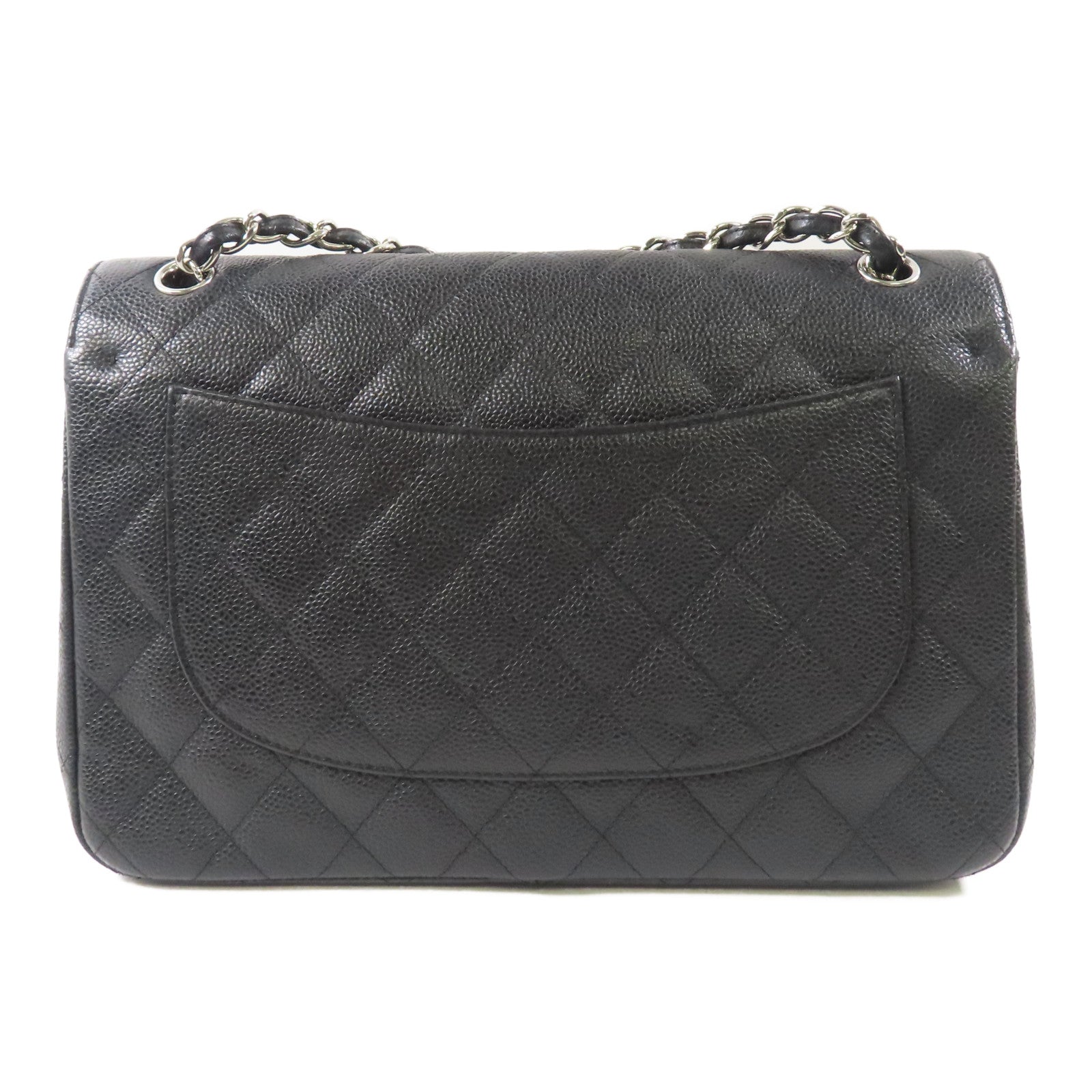 CHANEL CC SHW Large Classic Shoulder Bag A58600 Calfskin Leather