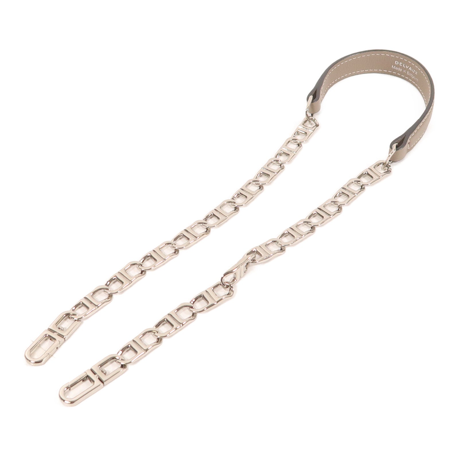 SELECTION 牛皮皮革Delvaux Short D Chain Strap肩背帶