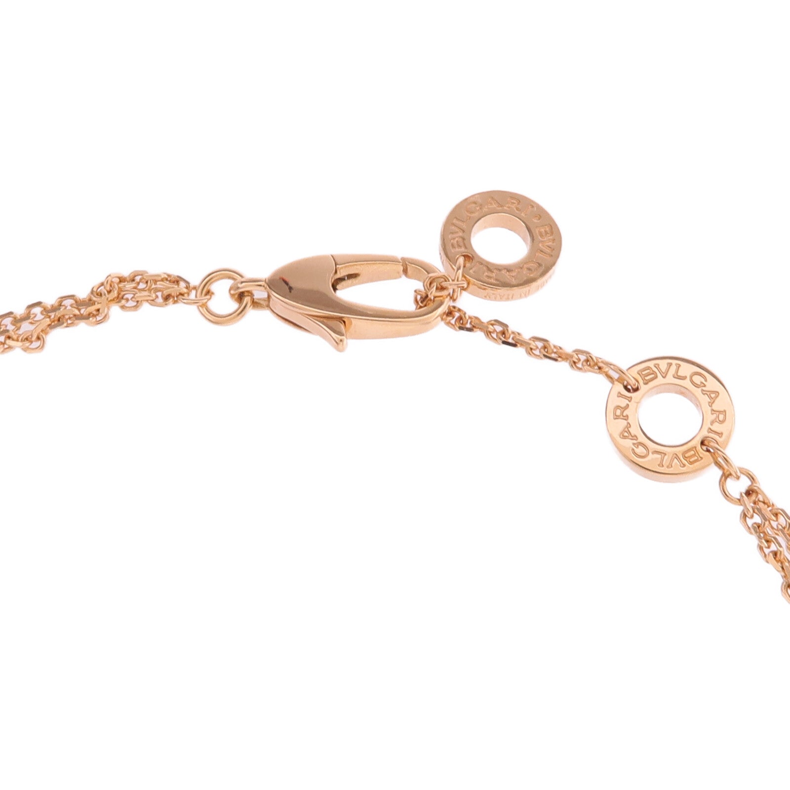 BVLGARI 18K玫瑰金Divas' Dream Bracelet鑽石手鏈