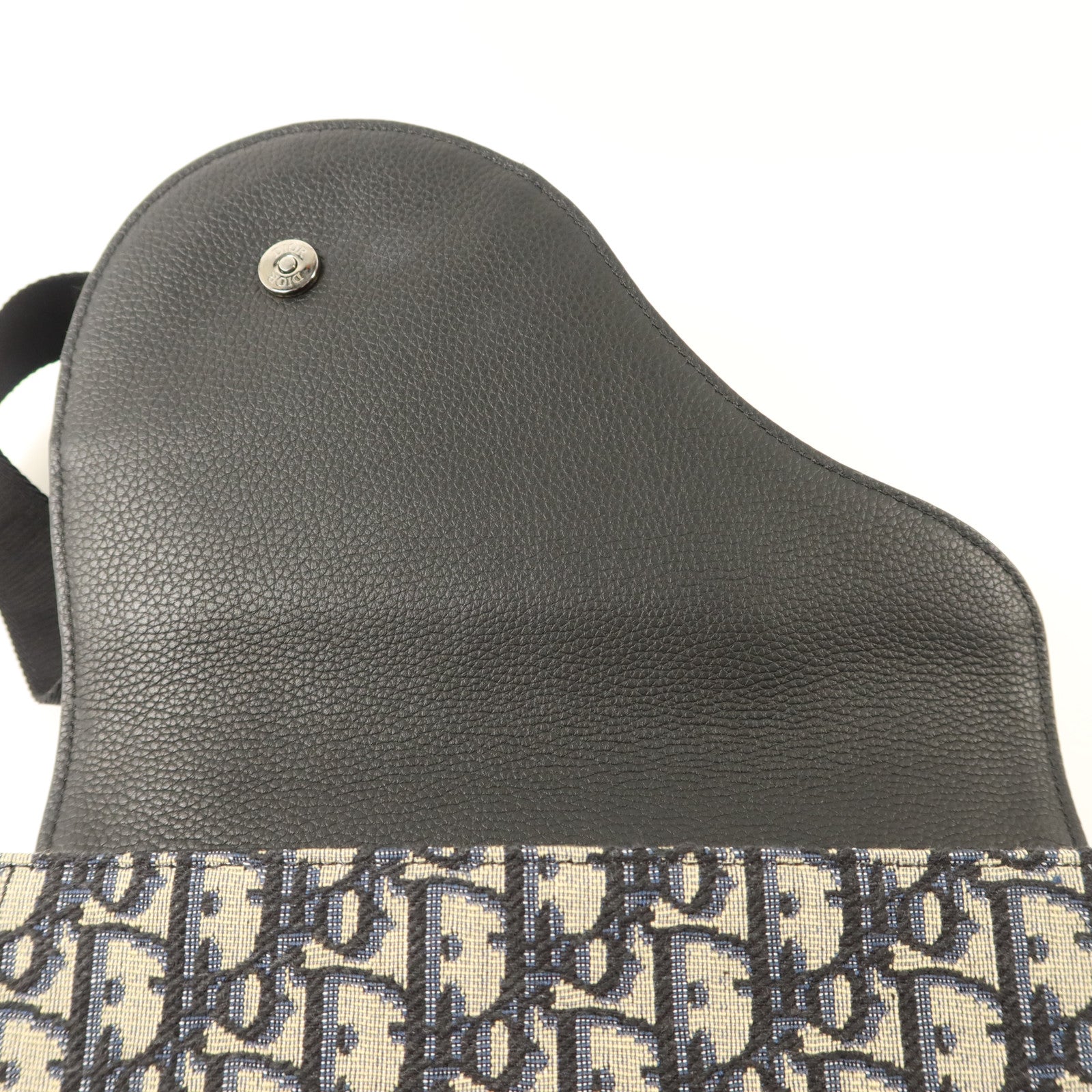 Dior 帆布Saddle Pouch Crossbody Bag銀扣肩背袋
