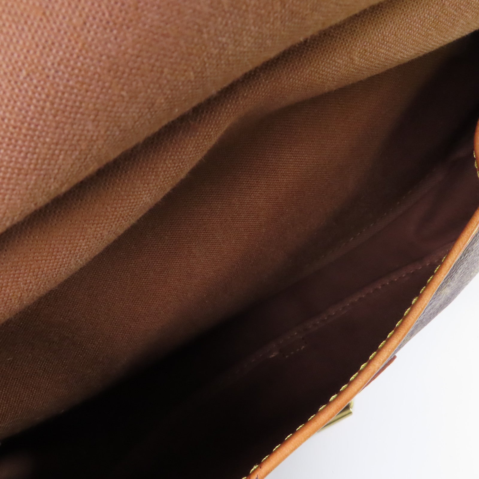 LOUIS VUITTON Monogram Saumur 30 Shoulder Bag金扣肩背袋啡色