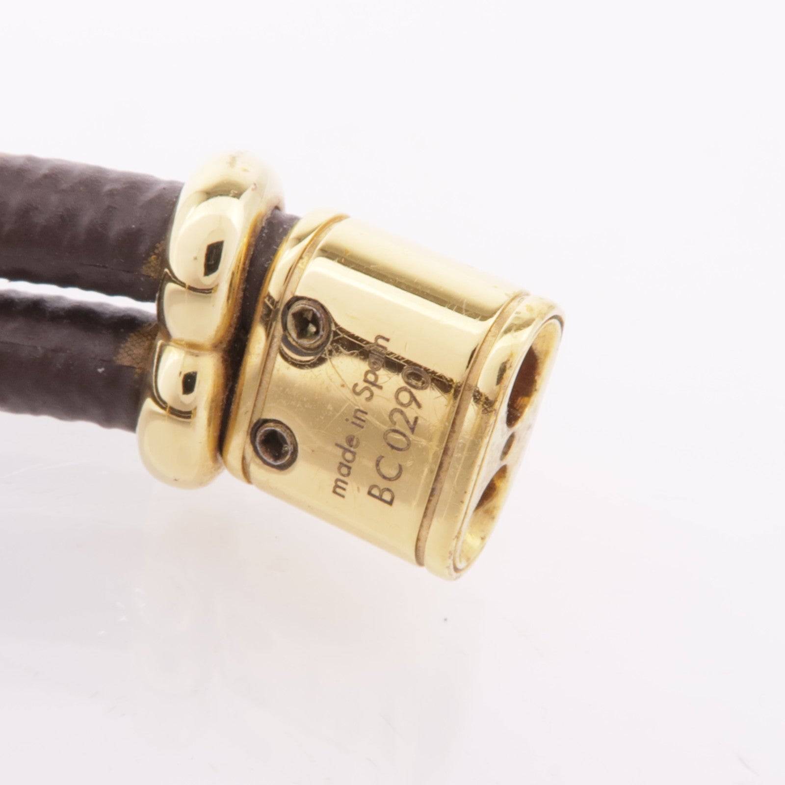 LOUIS VUITTON Monogram Keep It Twice Bracelet金扣手鐲