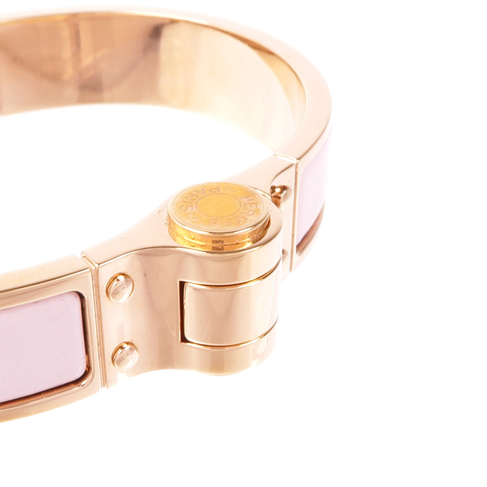 HERMES 金屬/琺瑯Charniere Bracelet手鐲