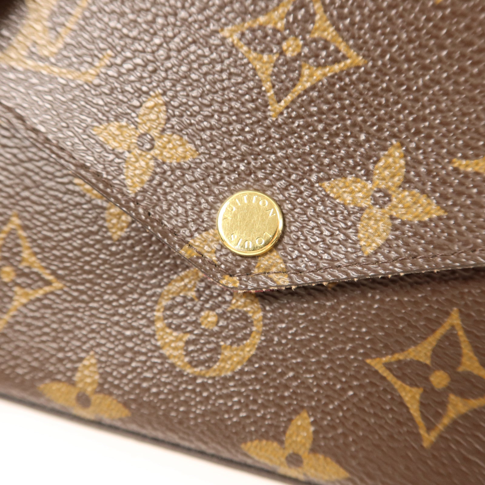 LOUIS VUITTON Monogram Pochette Felicie金扣鏈帶肩背袋