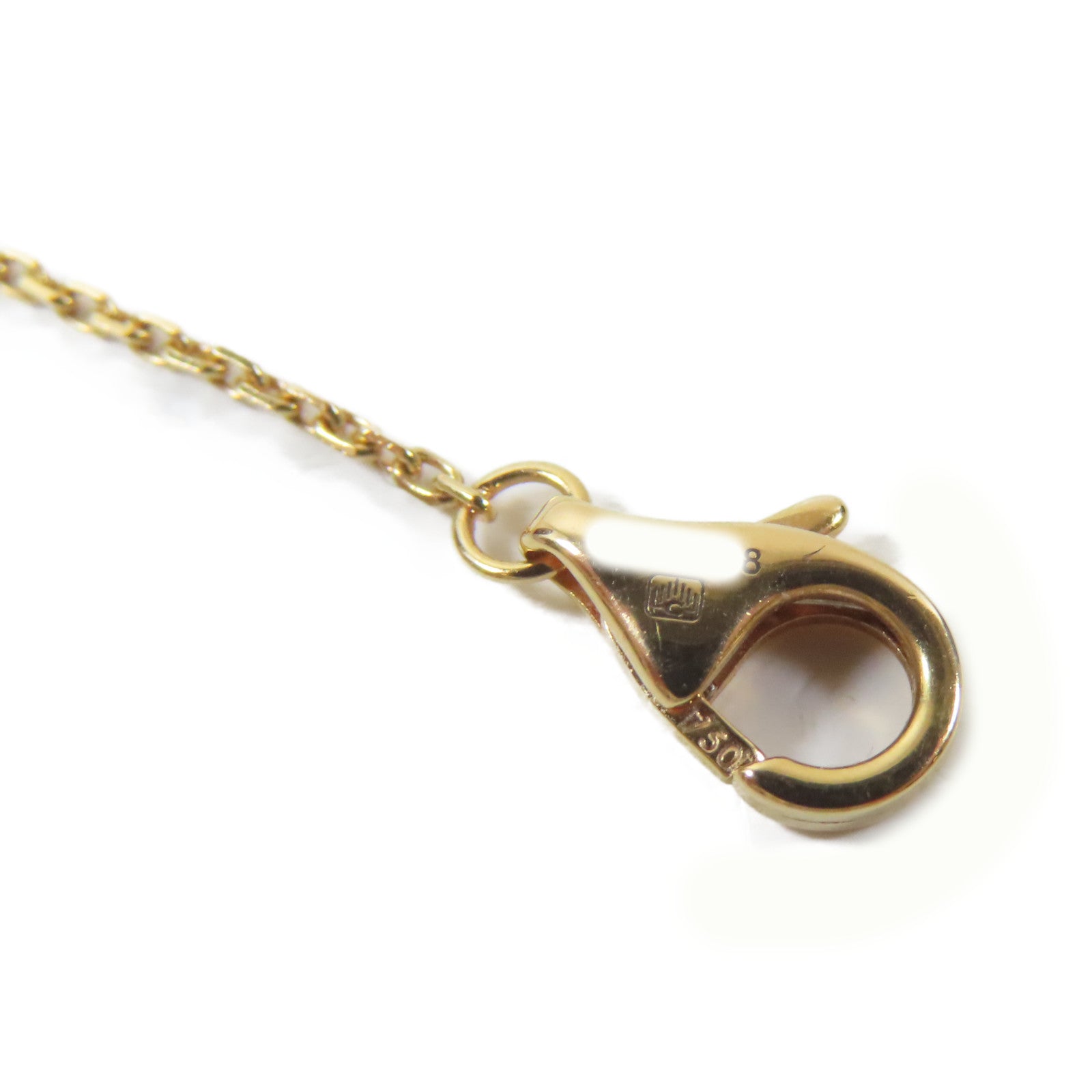 CARTIER 18K玫瑰金Amulette De Cartier項鍊#90cm