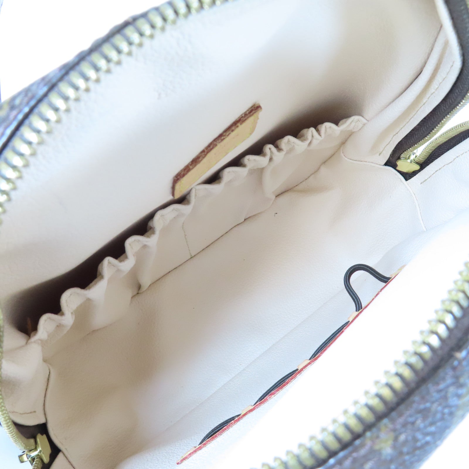 LOUIS VUITTON Monogram Spontini金扣手挽肩背兩用袋啡色