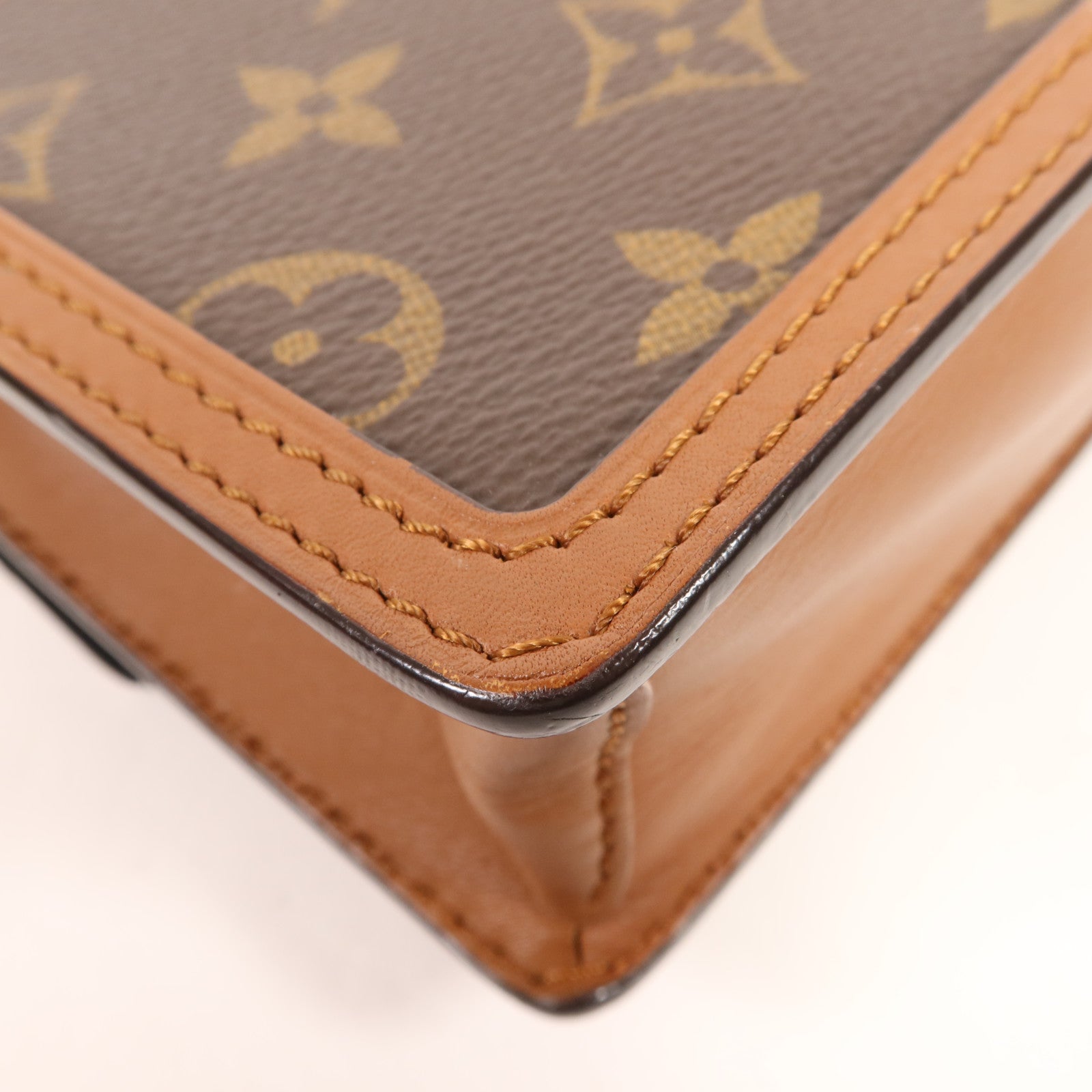 LOUIS VUITTON 【激減優惠】Monogram Reverse Dauphine金扣肩背袋