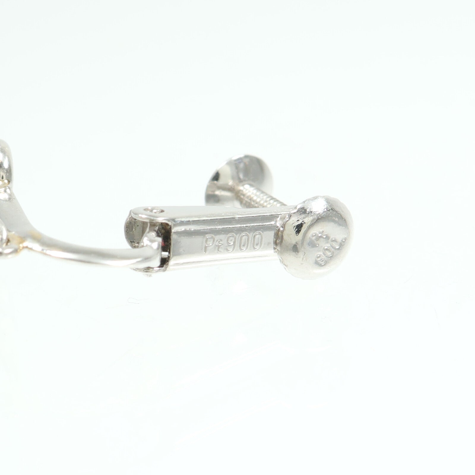 JEWELRY PT900/PT800鉑金Peridot Diamond Earrings橄欖石/鑽石/鑽石