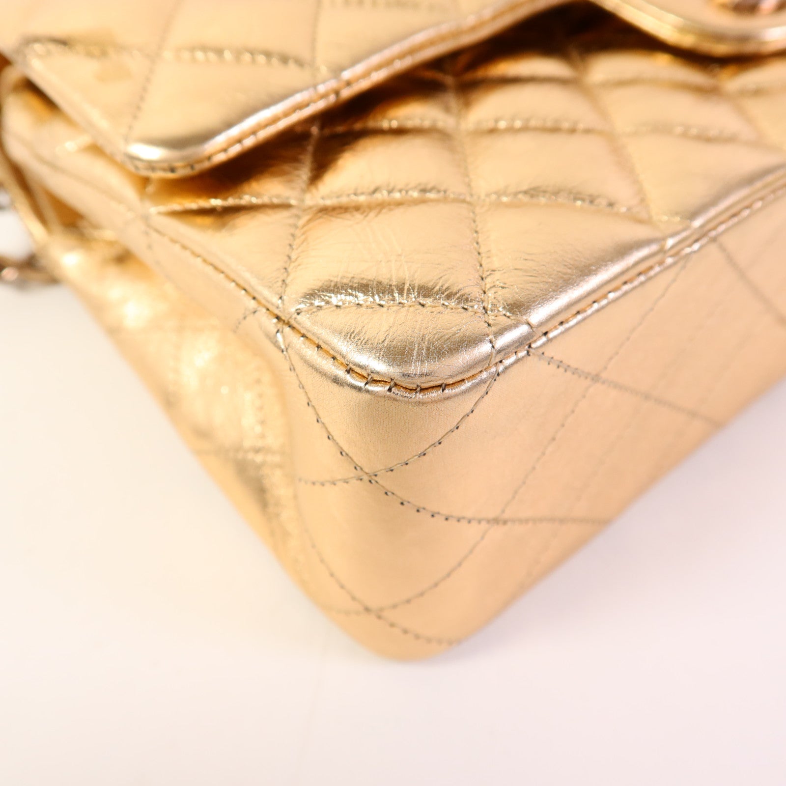 CHANEL 牛皮皮革Classic 25金扣鏈帶肩背袋