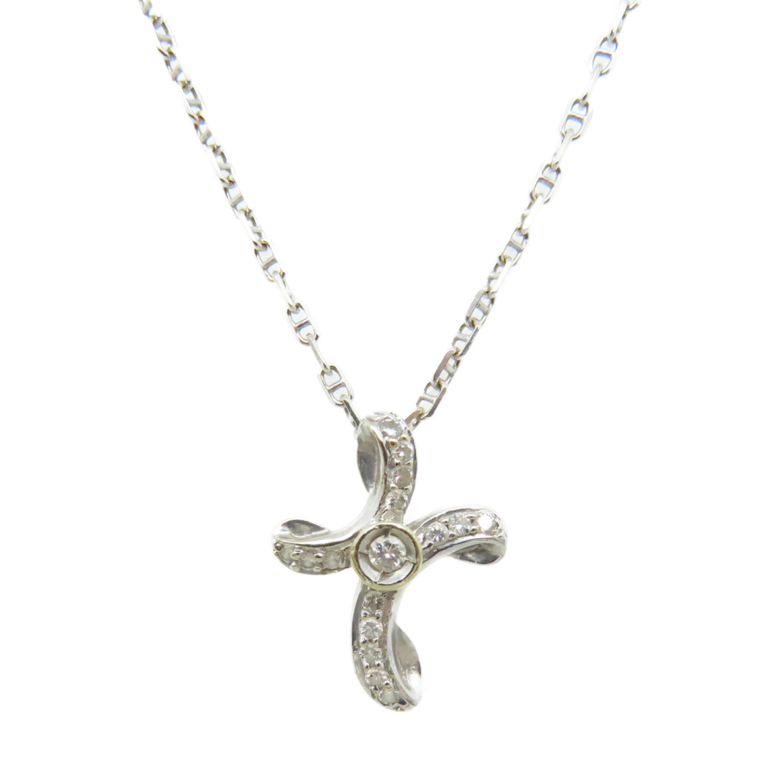 JEWELRY 【激減優惠】18K白金/鑽石Diamond Necklace項鏈
