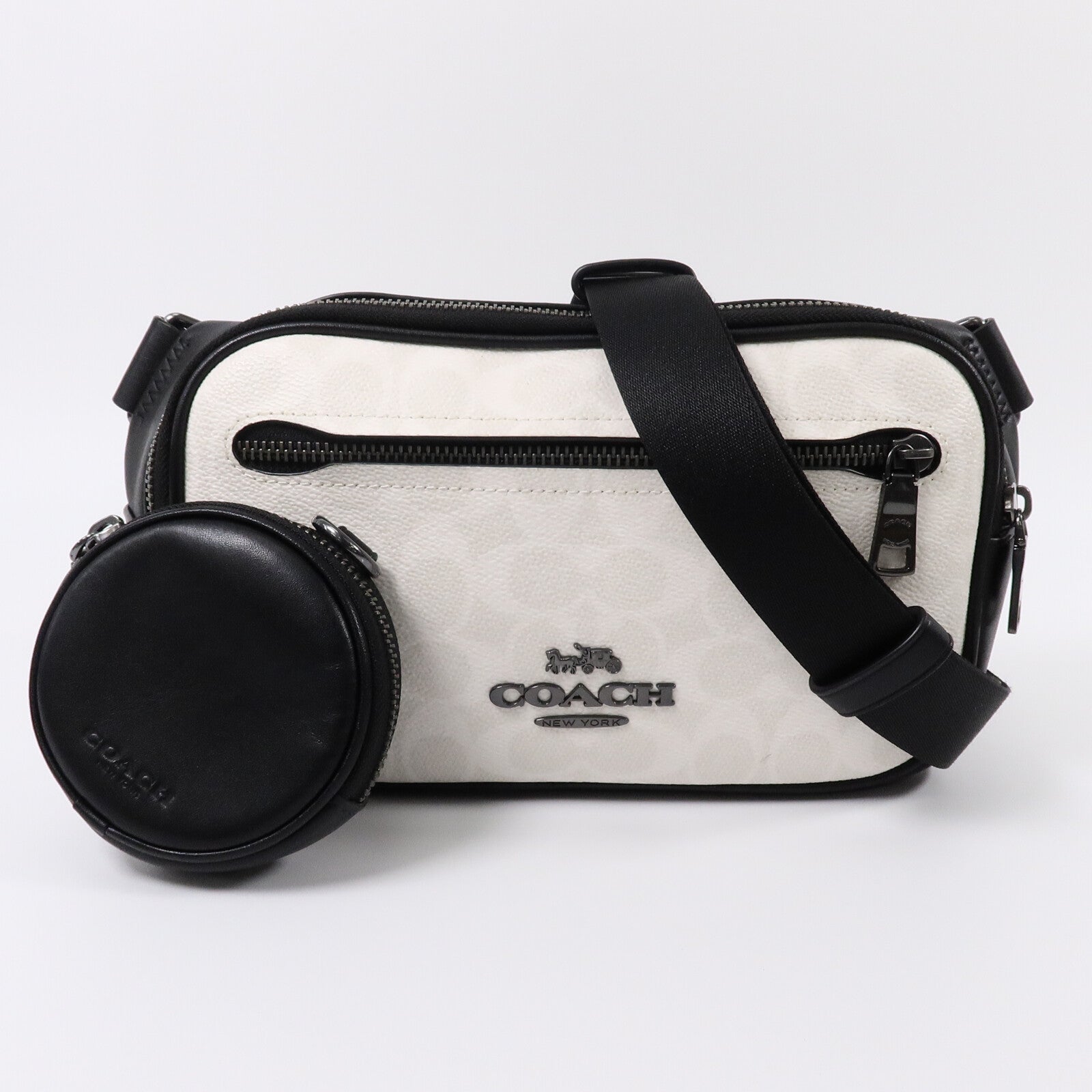 COACH 塗層帆布Elias Belt Bag腰包