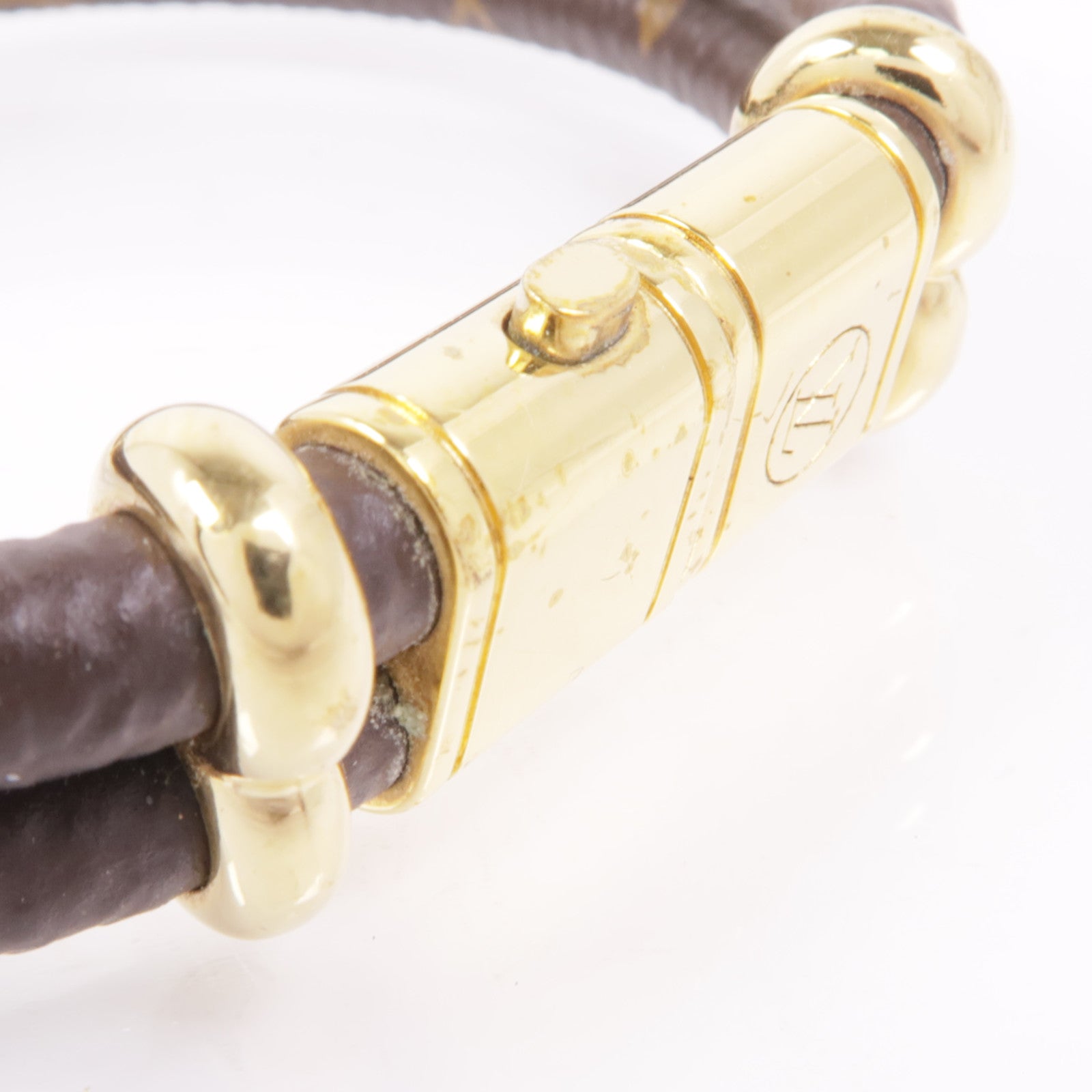 LOUIS VUITTON Monogram Keep It Twice Bracelet金扣手鐲