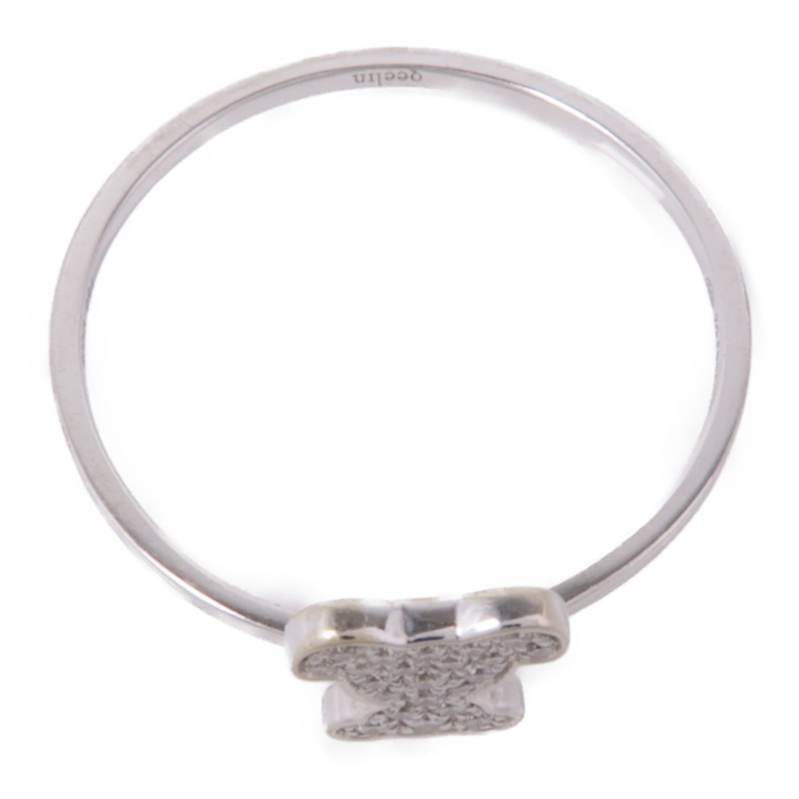 JEWELRY 18K白金Qeelin Diamond Ring鑽石戒指US#5.75
