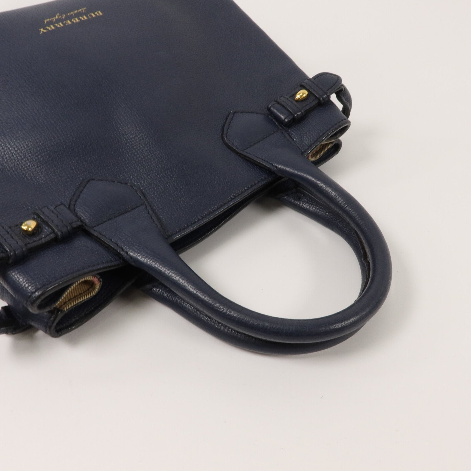 BURBERRY 牛皮皮革2 Way Bag手挽肩背兩用袋