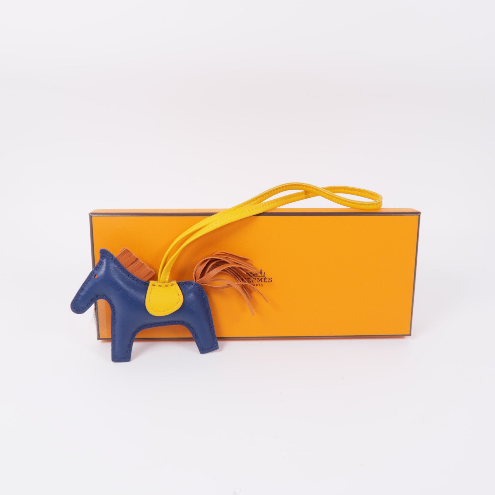 HERMES Milo/Swift皮革Rodeo PM掛飾