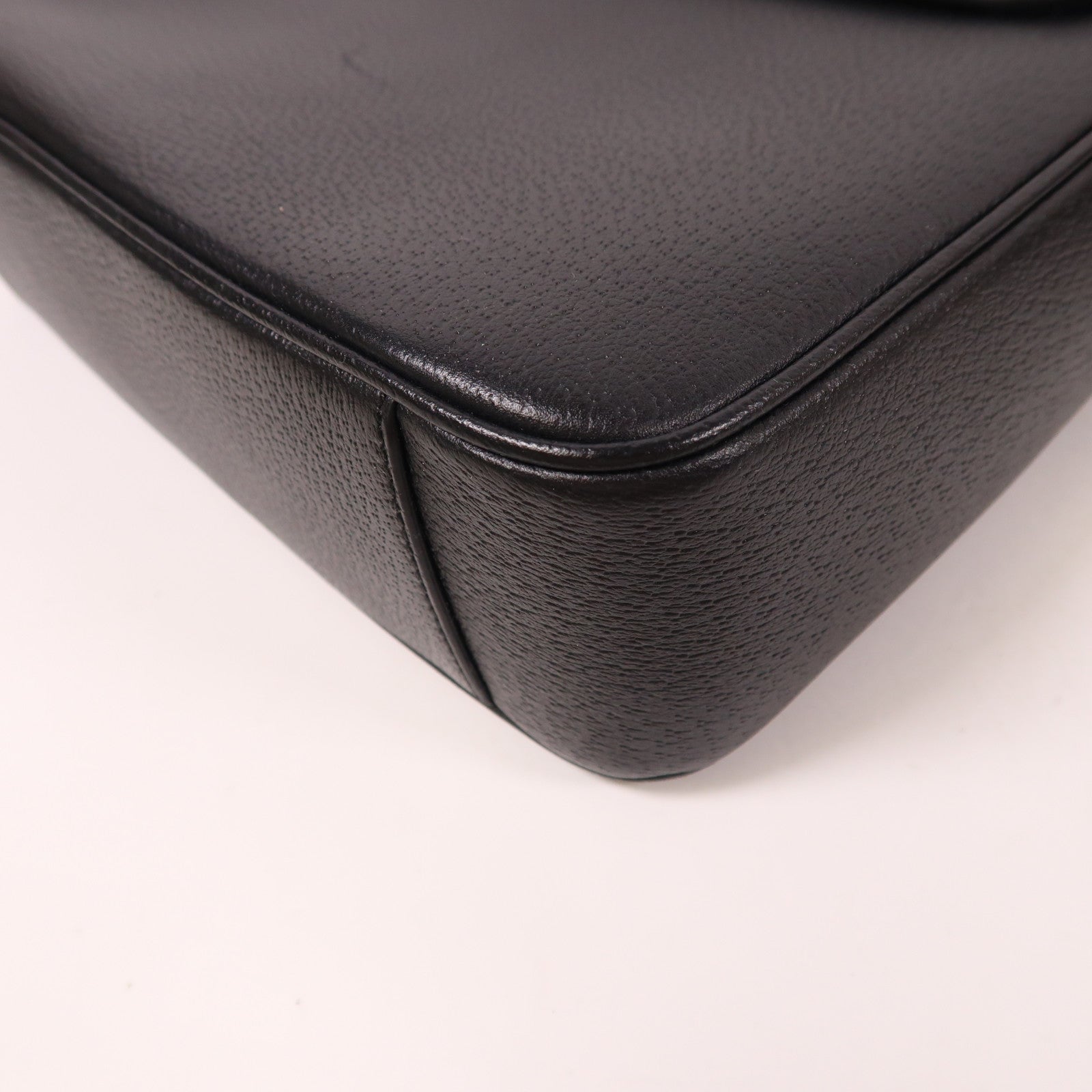 GUCCI 塗層帆布/牛皮皮革Medium GG Crossbody Bag銀扣肩背袋