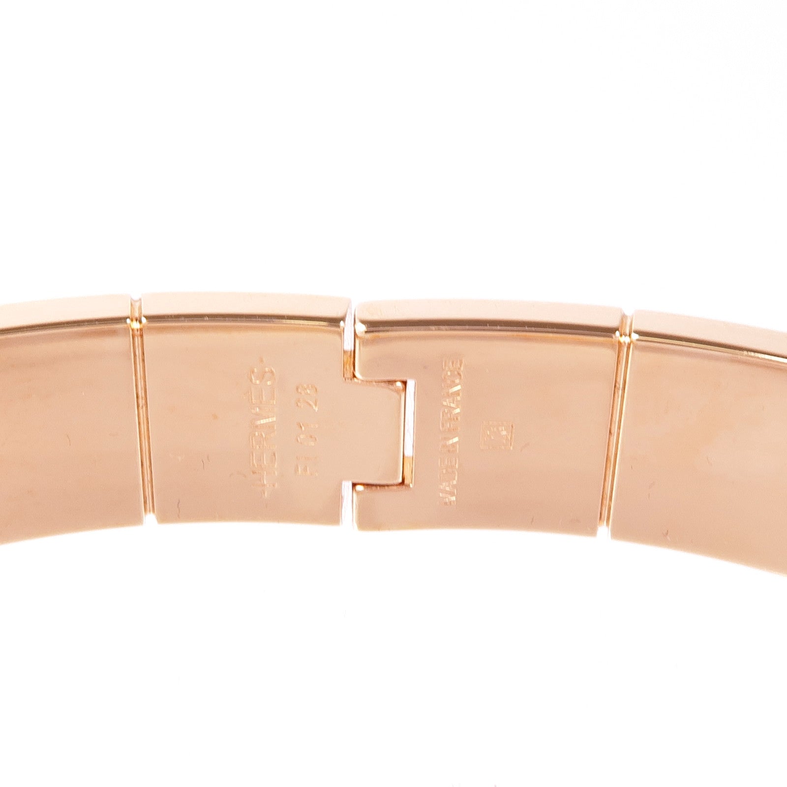 HERMES 金屬/琺瑯Charniere Bracelet手鐲