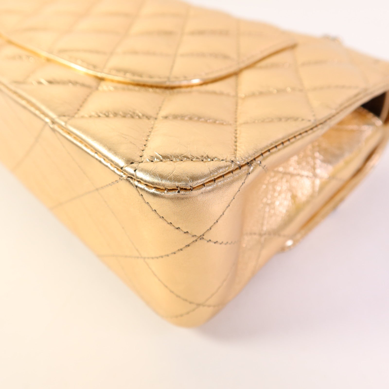 CHANEL 牛皮皮革Classic 25金扣鏈帶肩背袋