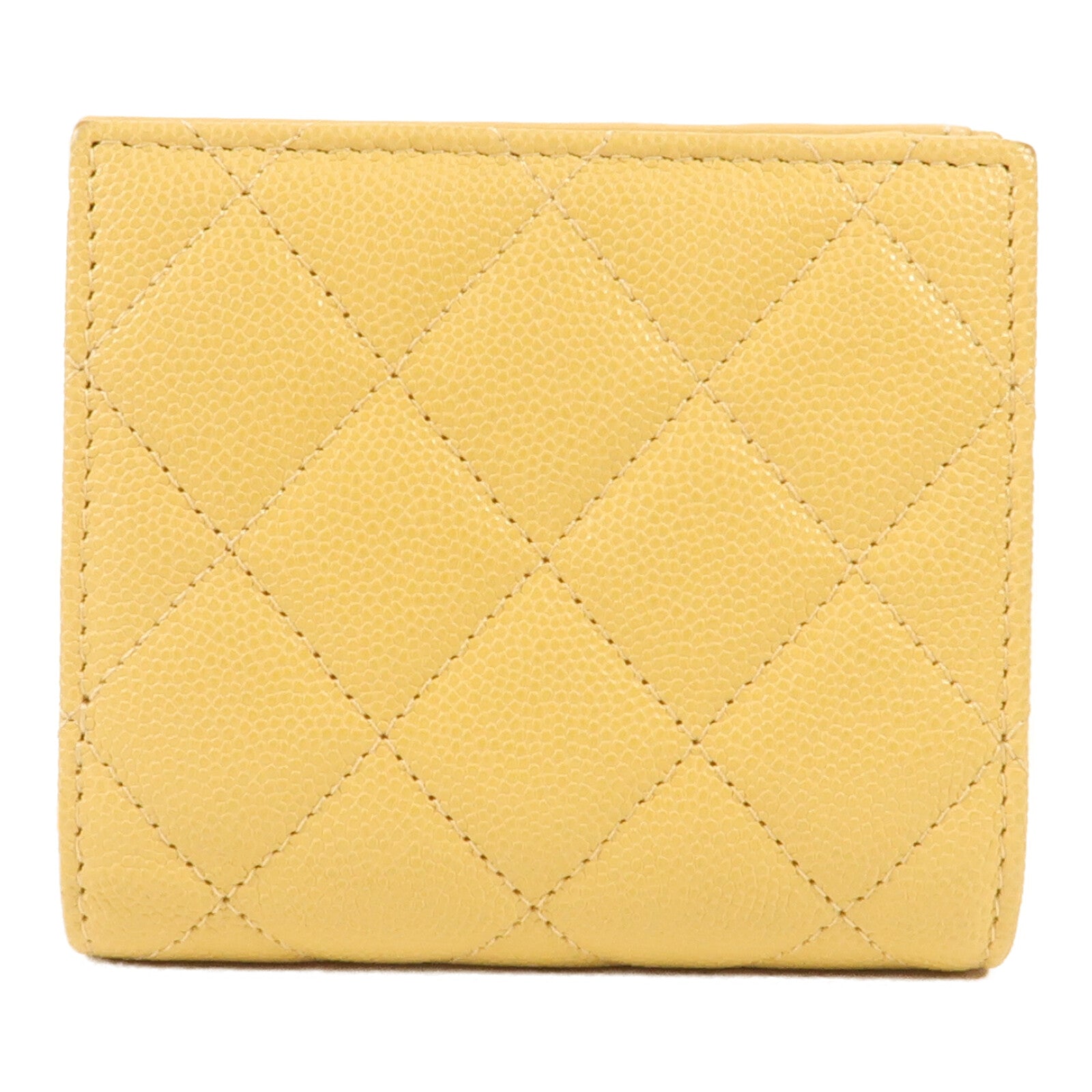 CHANEL 牛皮皮革Wallet金扣錢包