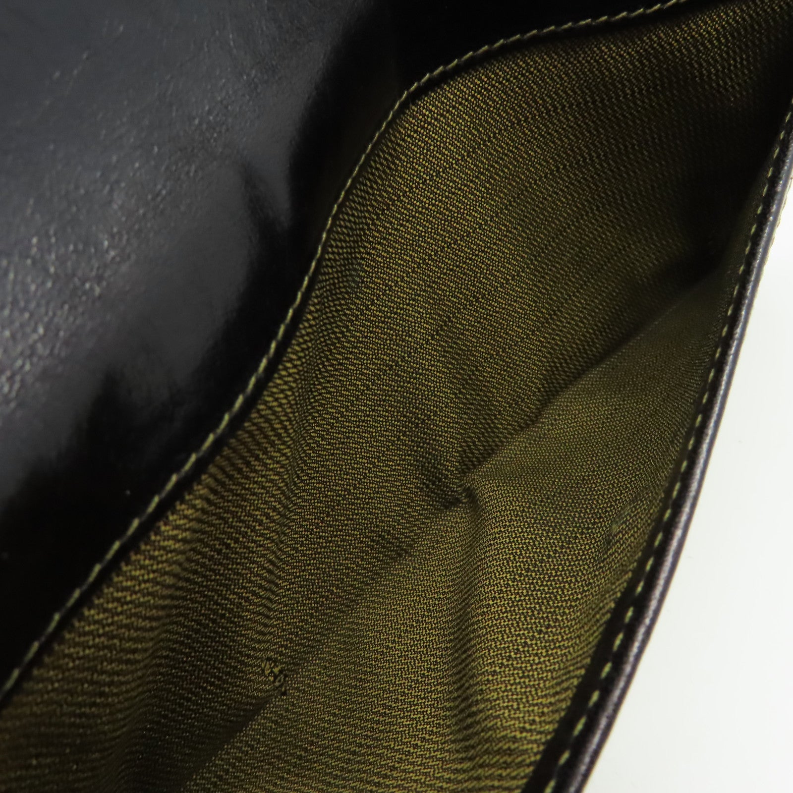 FENDI 【激減優惠】帆布/牛皮皮革Long Wallet長錢包啡色