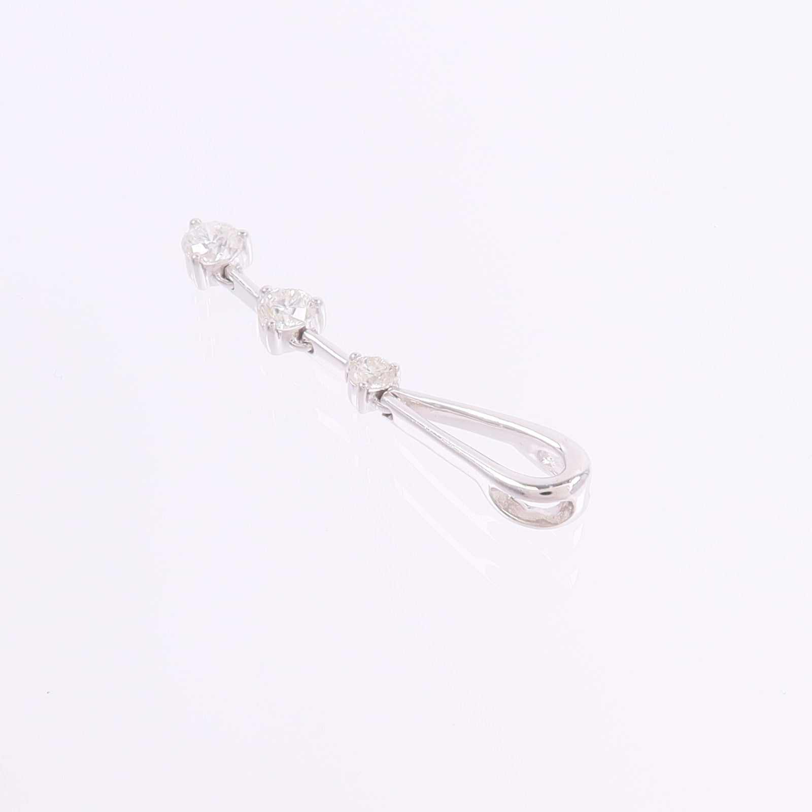 JEWELRY 18K白金Diamond Pendant Top鑽石吊墜