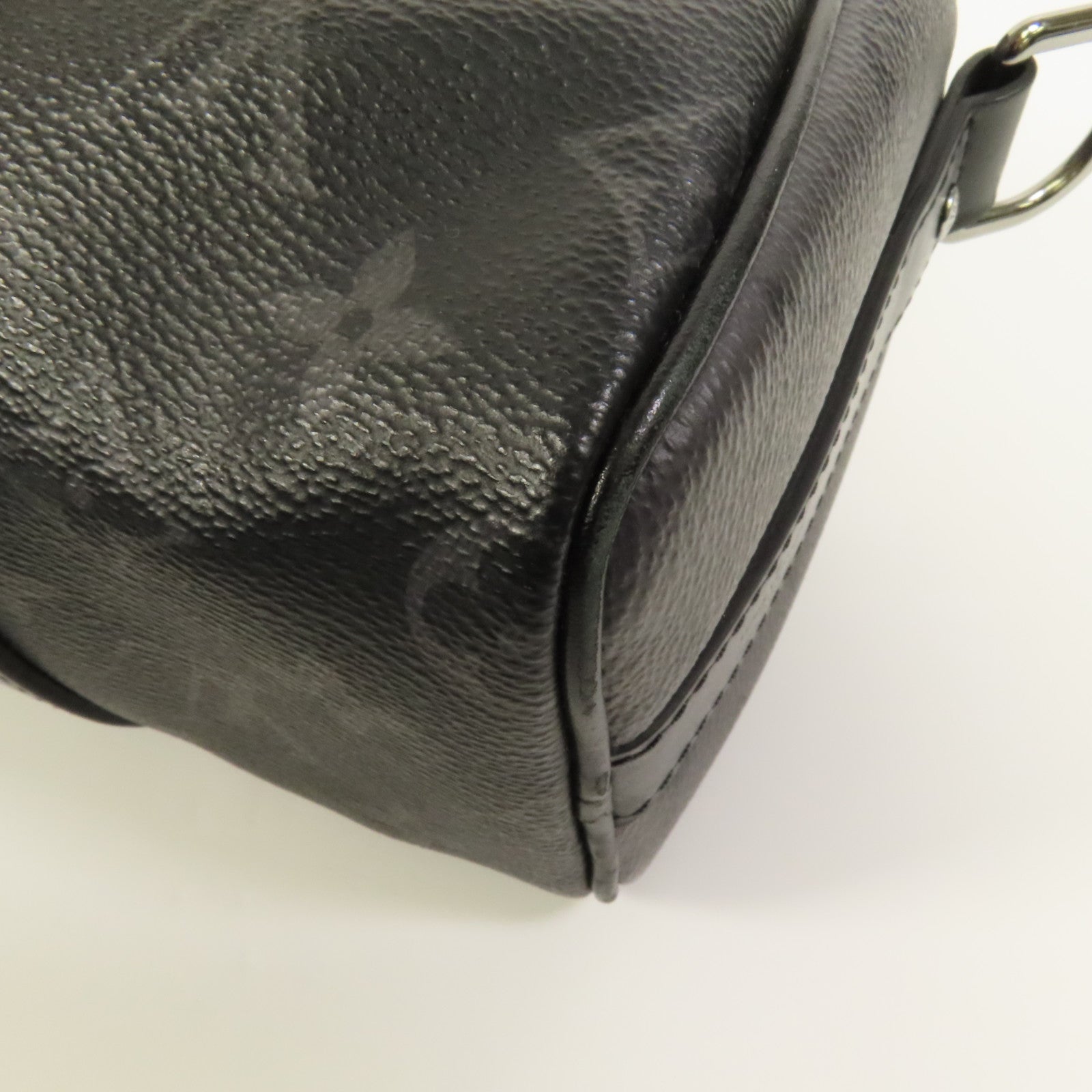 LOUIS VUITTON Monogram Eclipse Keepall Bandouliere 25手挽肩背兩用袋