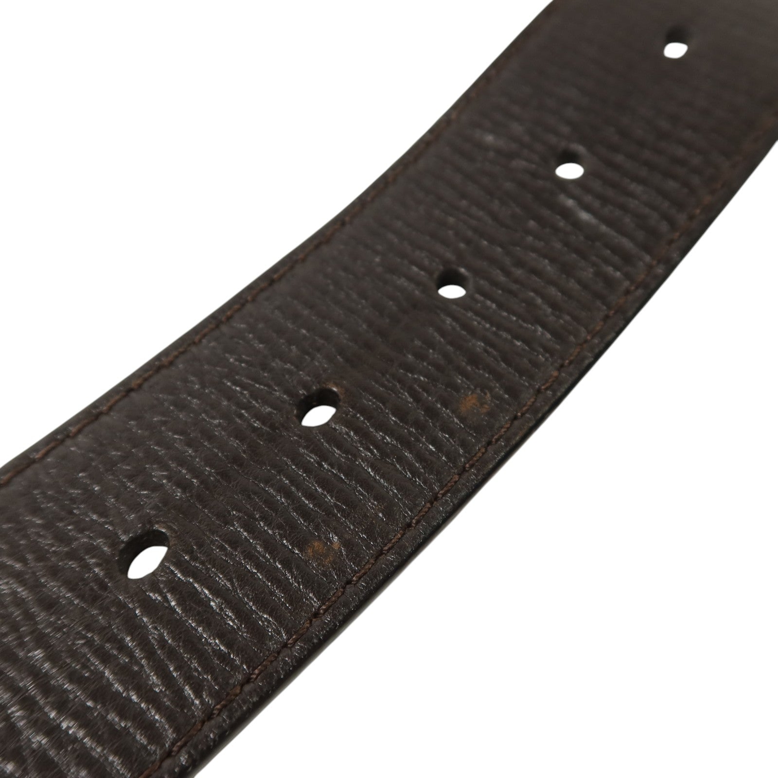 LOUIS VUITTON 牛皮皮革Ceinture LV Initials 90cm Belt金扣皮帶