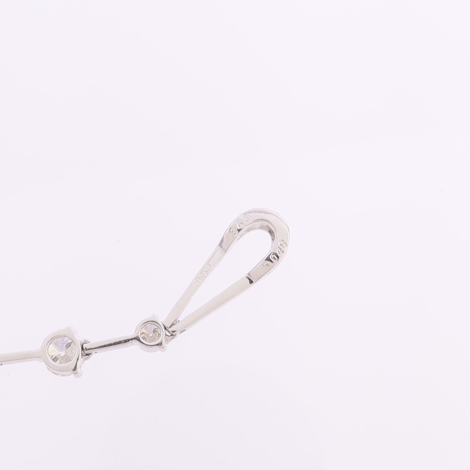 JEWELRY 18K白金Diamond Pendant Top鑽石吊墜