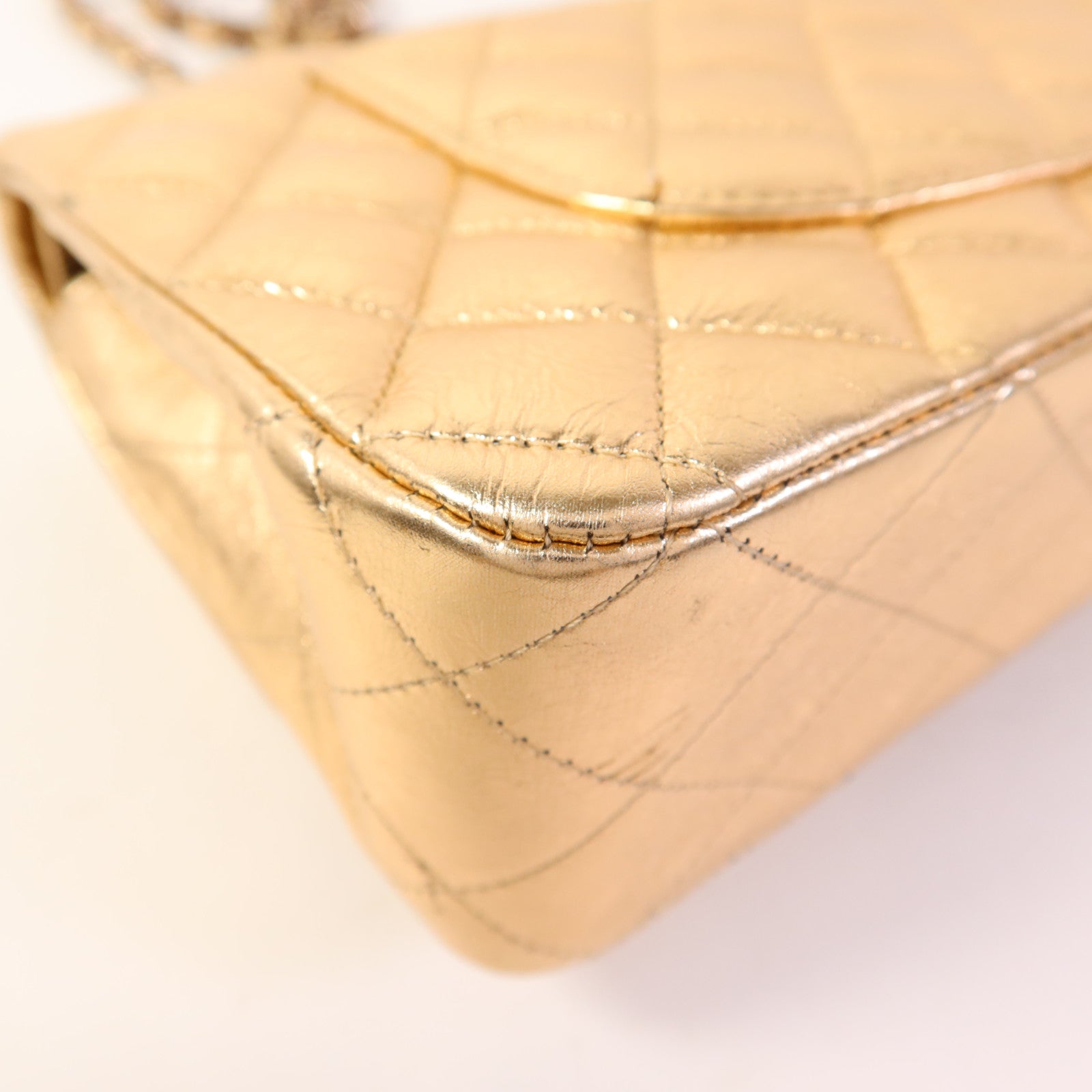 CHANEL 牛皮皮革Classic 25金扣鏈帶肩背袋