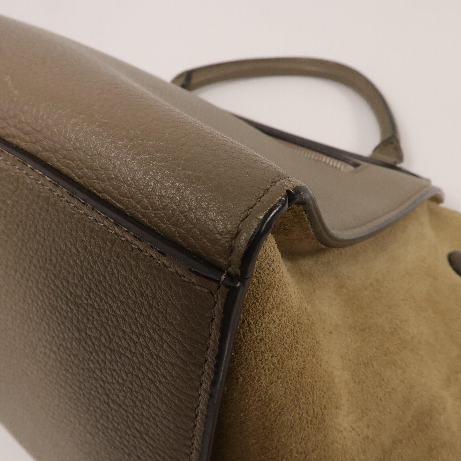 CELINE 牛皮皮革Trapeze Medium手挽肩背兩用袋