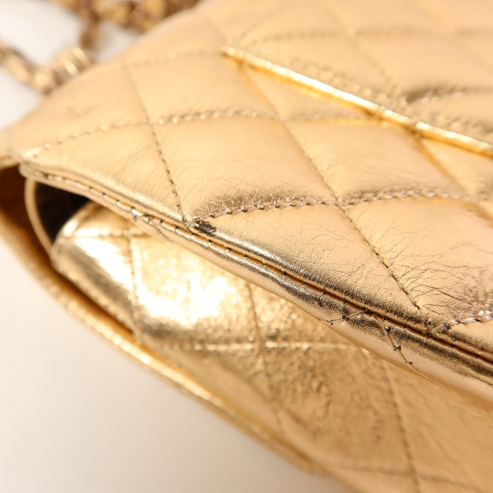 CHANEL 牛皮皮革Classic 25金扣鏈帶肩背袋