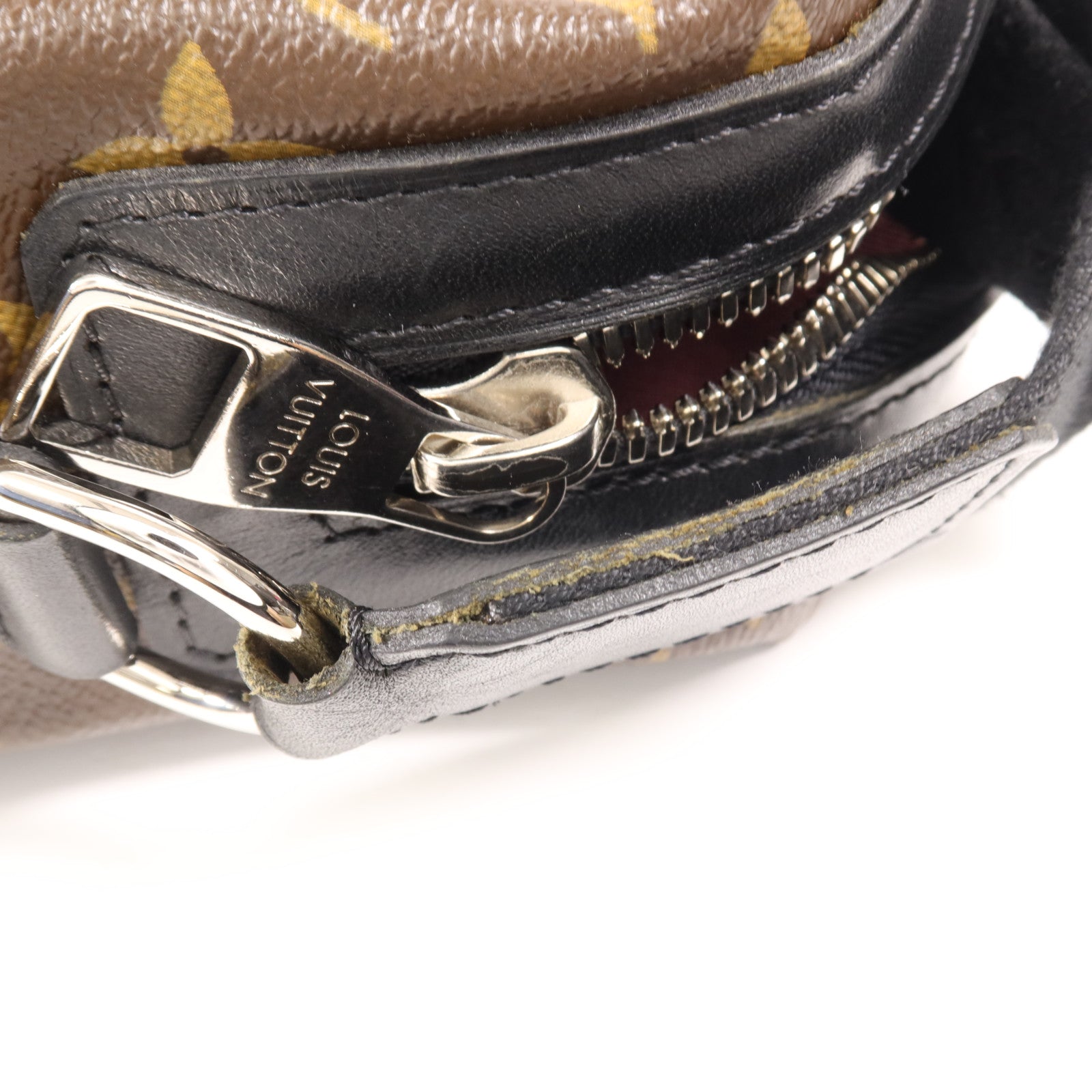 LOUIS VUITTON Monogram Macassar Torres銀扣肩背袋