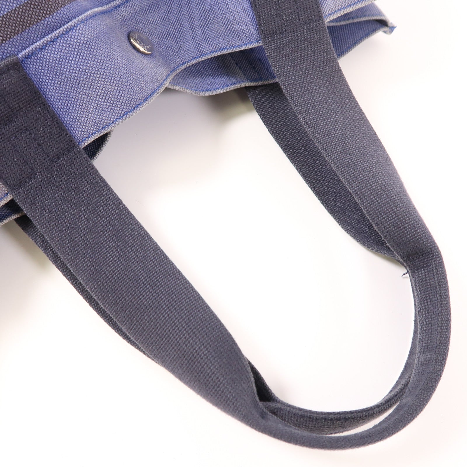 HERMES 帆布Tote Bag銀扣手挽袋