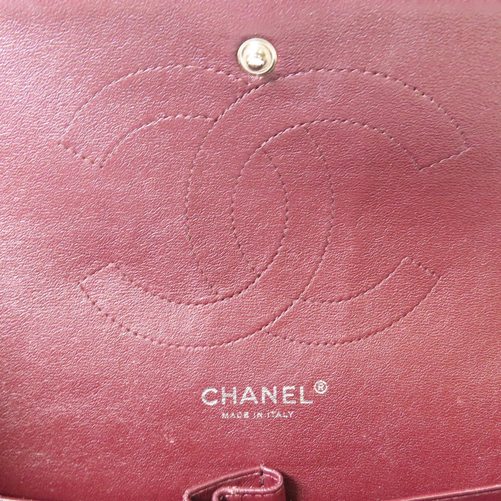 CHANEL CC SHW Large Classic Shoulder Bag A58600 Calfskin Leather