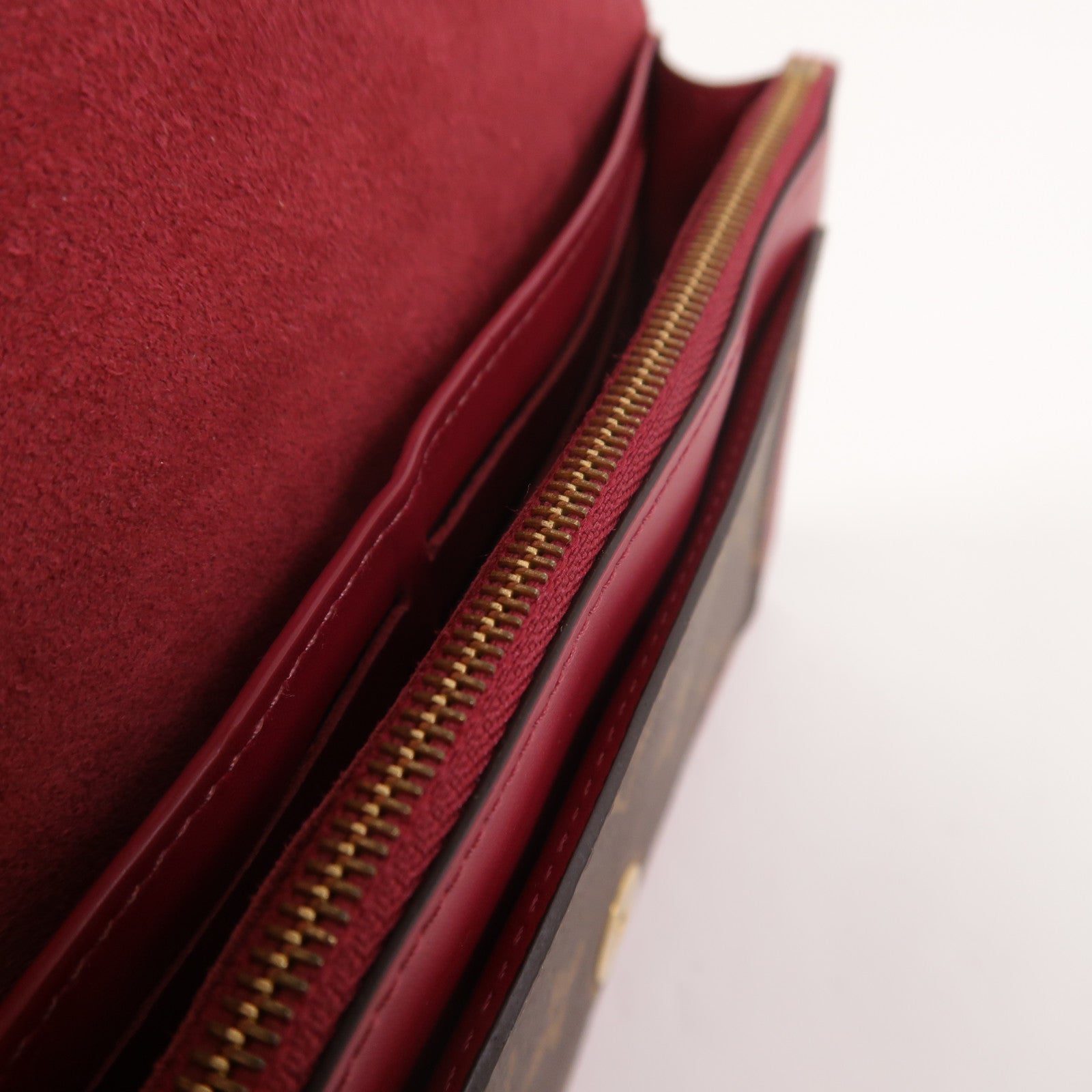 LOUIS VUITTON Monogram Portefeuille Flore鏈帶肩背袋
