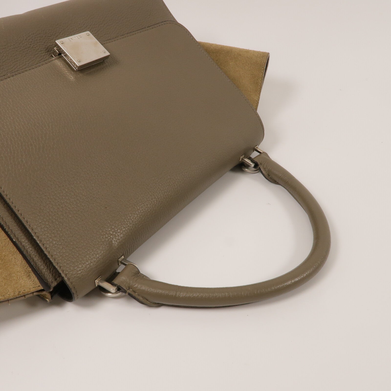 CELINE 牛皮皮革Trapeze Medium手挽肩背兩用袋