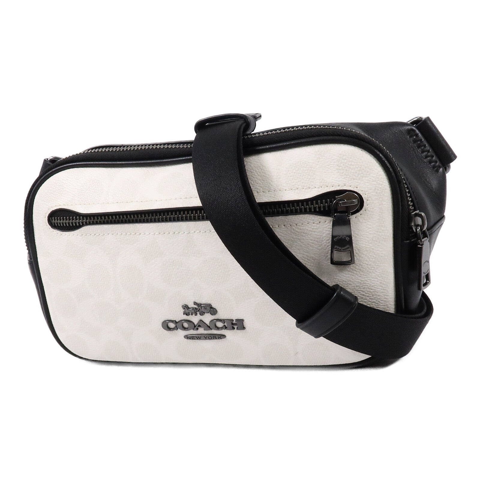 COACH 塗層帆布Elias Belt Bag腰包
