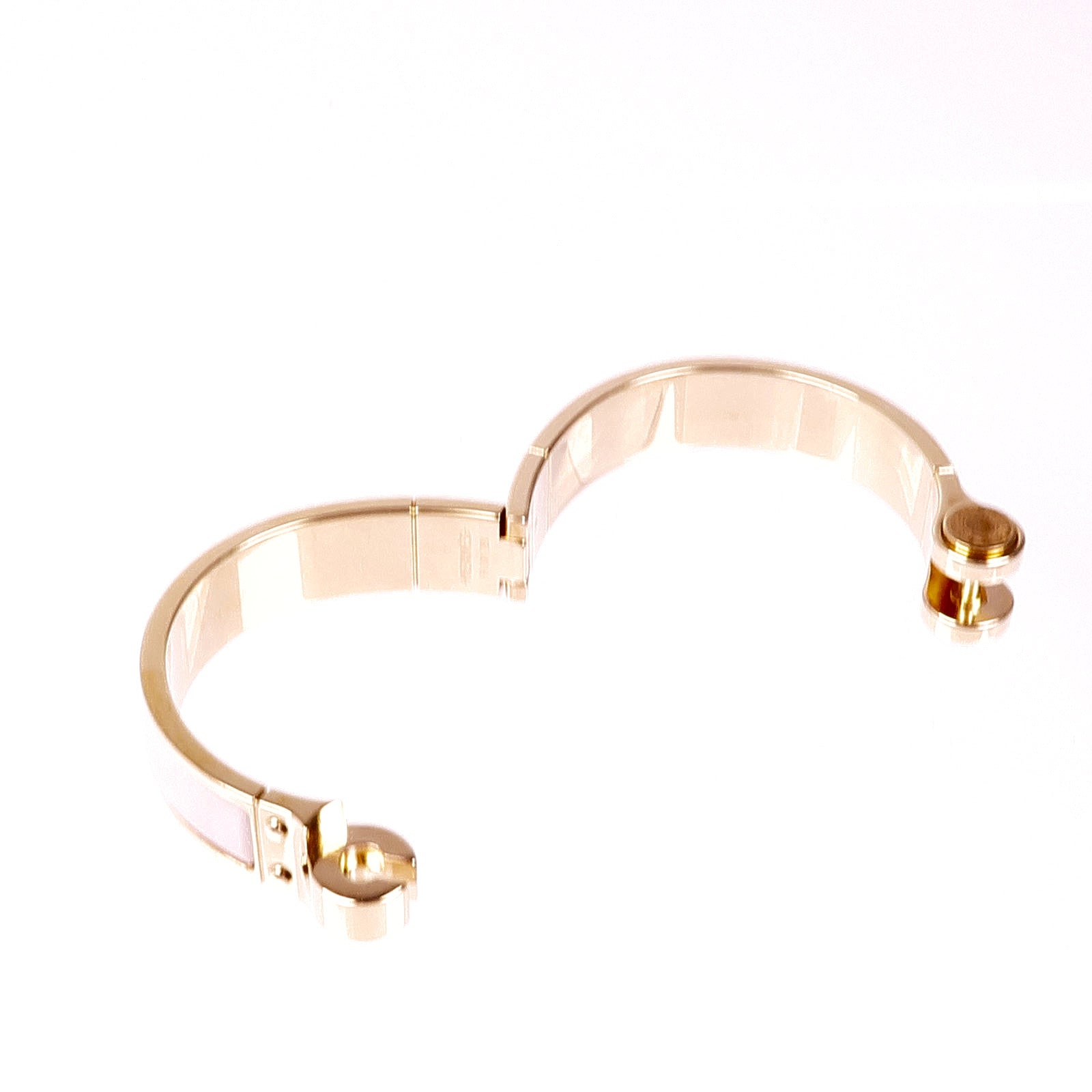 HERMES 金屬/琺瑯Charniere Bracelet手鐲