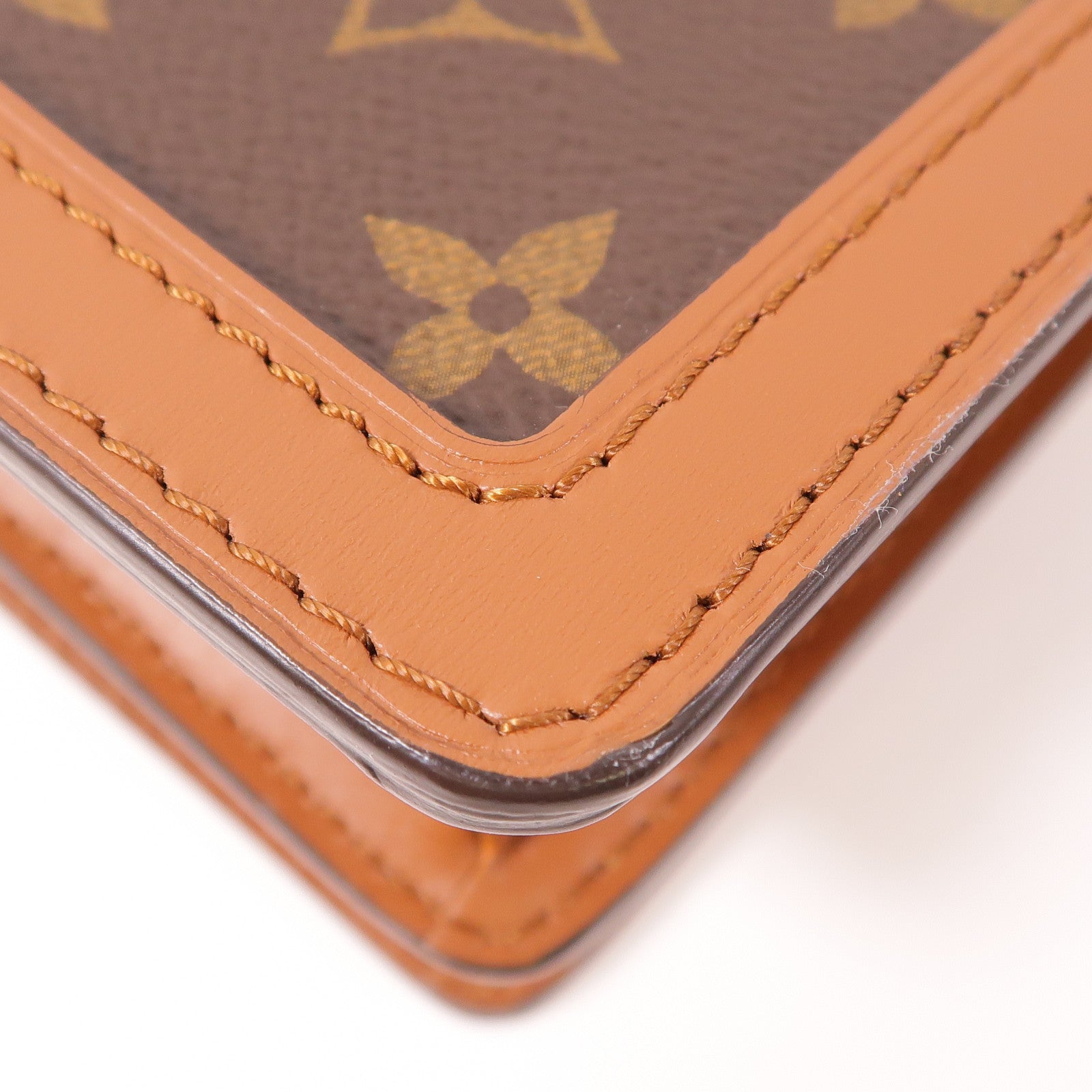 LOUIS VUITTON LV GHW Dauphine MM Crossbody Shoulder Bag M45958 Monogram Revers