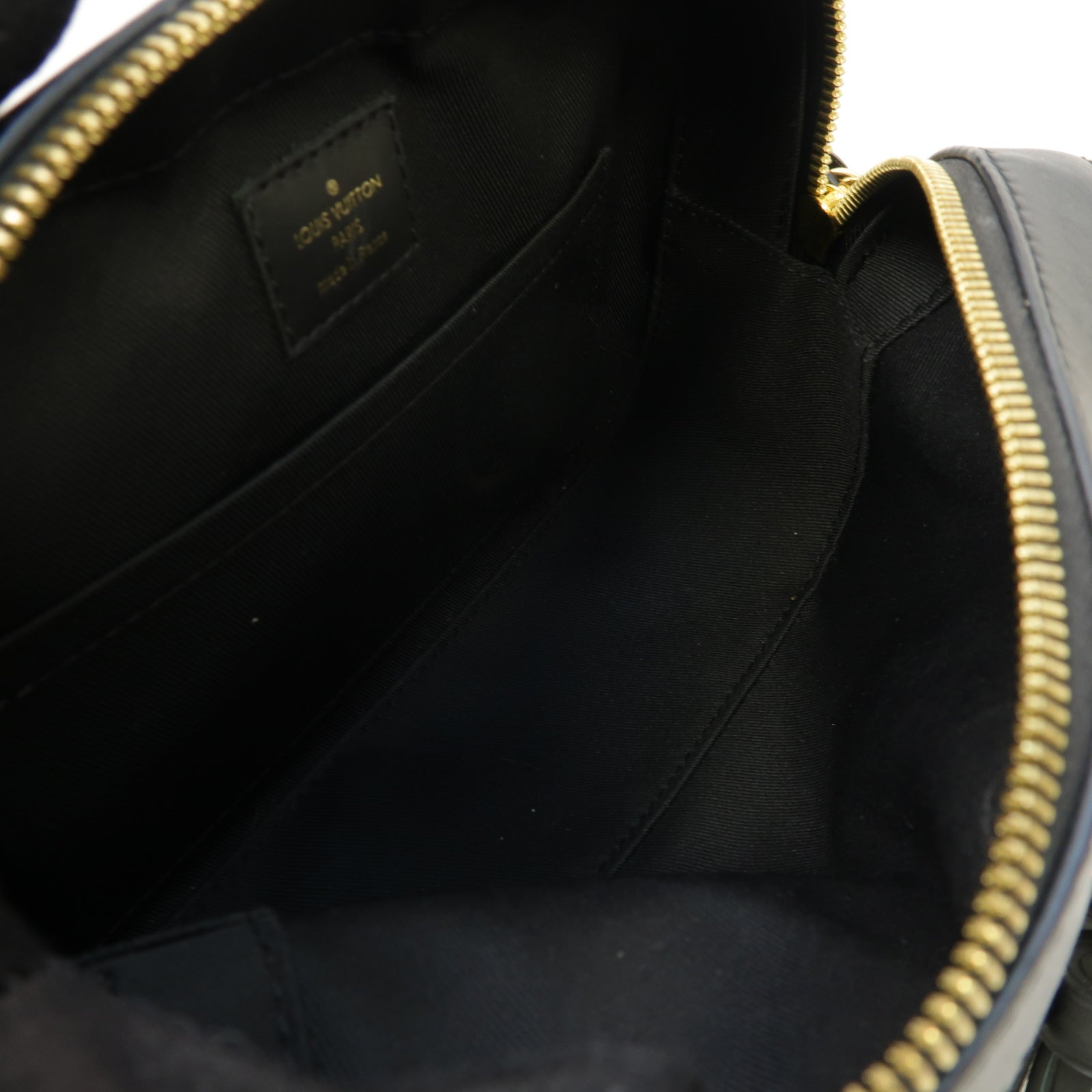 LOUIS VUITTON Monogram Saintonge 2way Shoulder Bag金扣手挽肩背兩用袋黑色/啡色