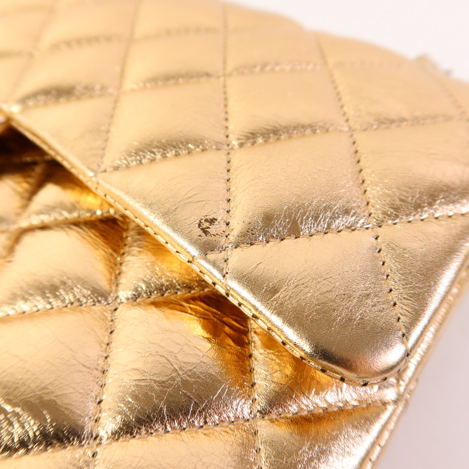 CHANEL 牛皮皮革Classic 25金扣鏈帶肩背袋