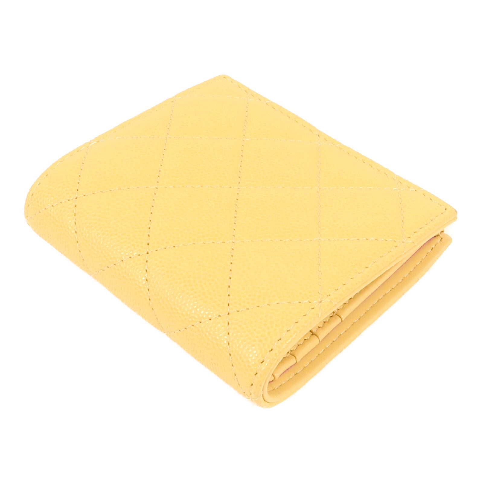 CHANEL 牛皮皮革Wallet金扣錢包