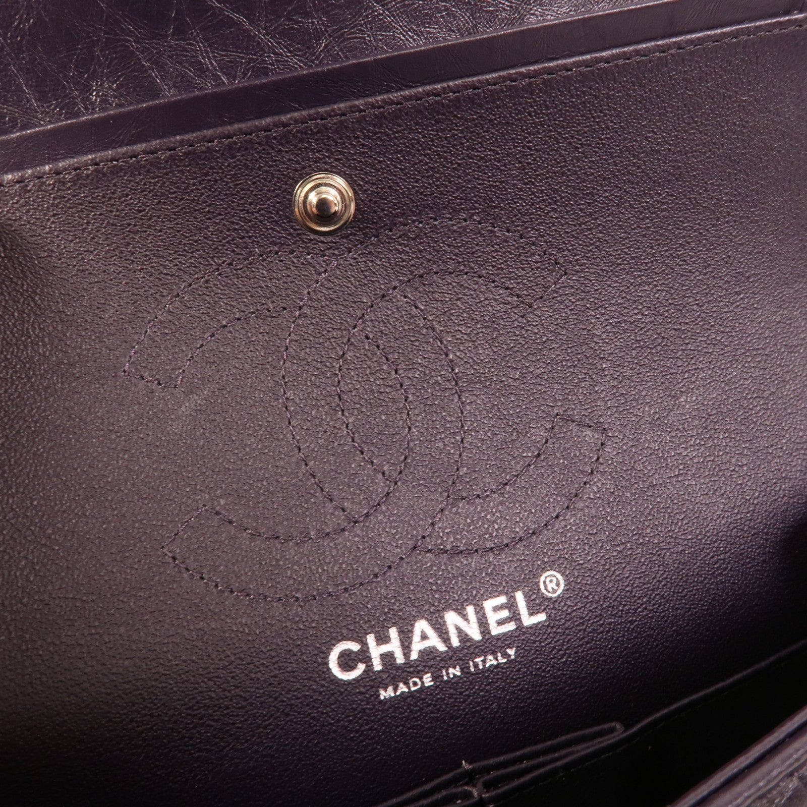 CHANEL 牛皮皮革2.55 Mini鏈帶肩背袋