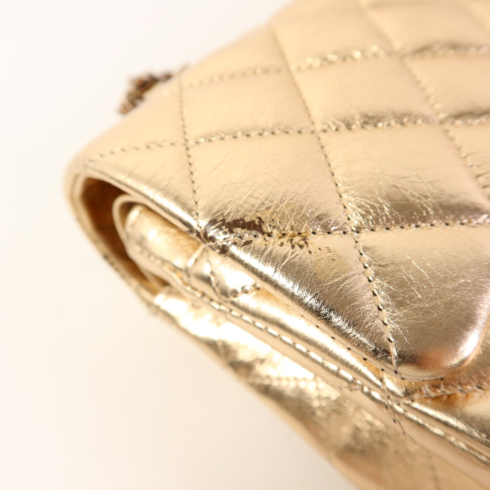 CHANEL 牛皮皮革Classic 25金扣鏈帶肩背袋