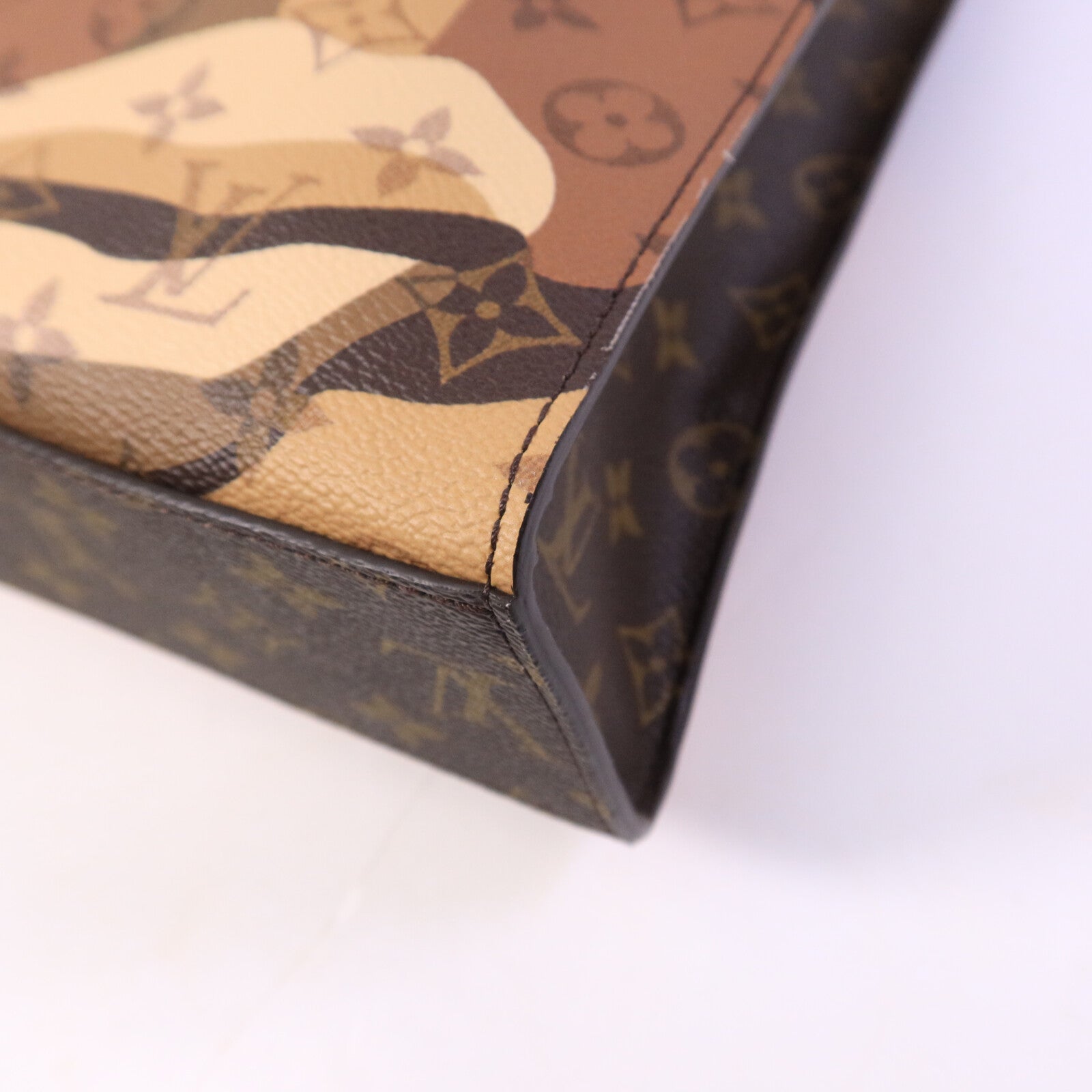 LOUIS VUITTON Monogram Sac Plat NV手挽肩背兩用袋