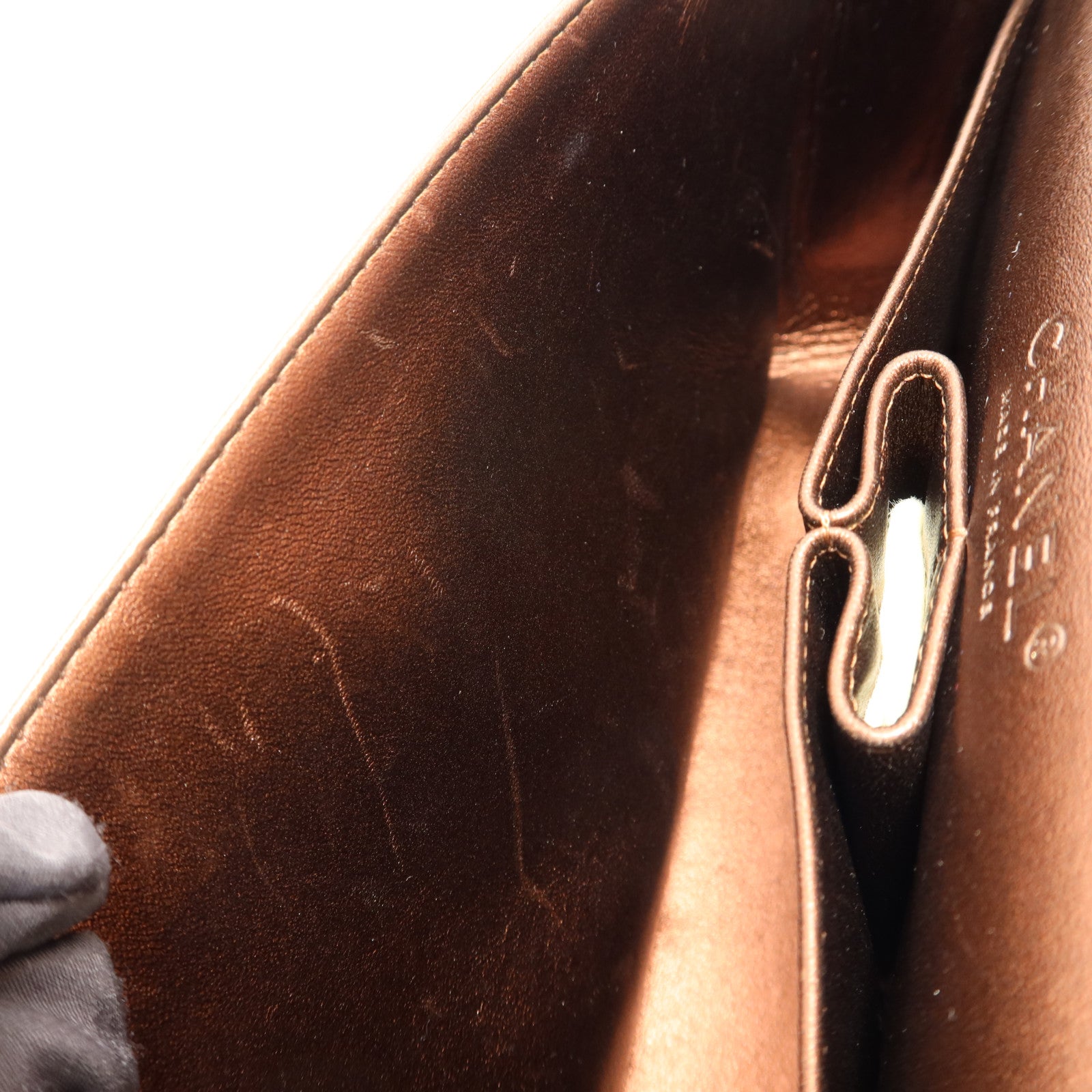 CHANEL 牛皮皮革Classic 25金扣鏈帶肩背袋